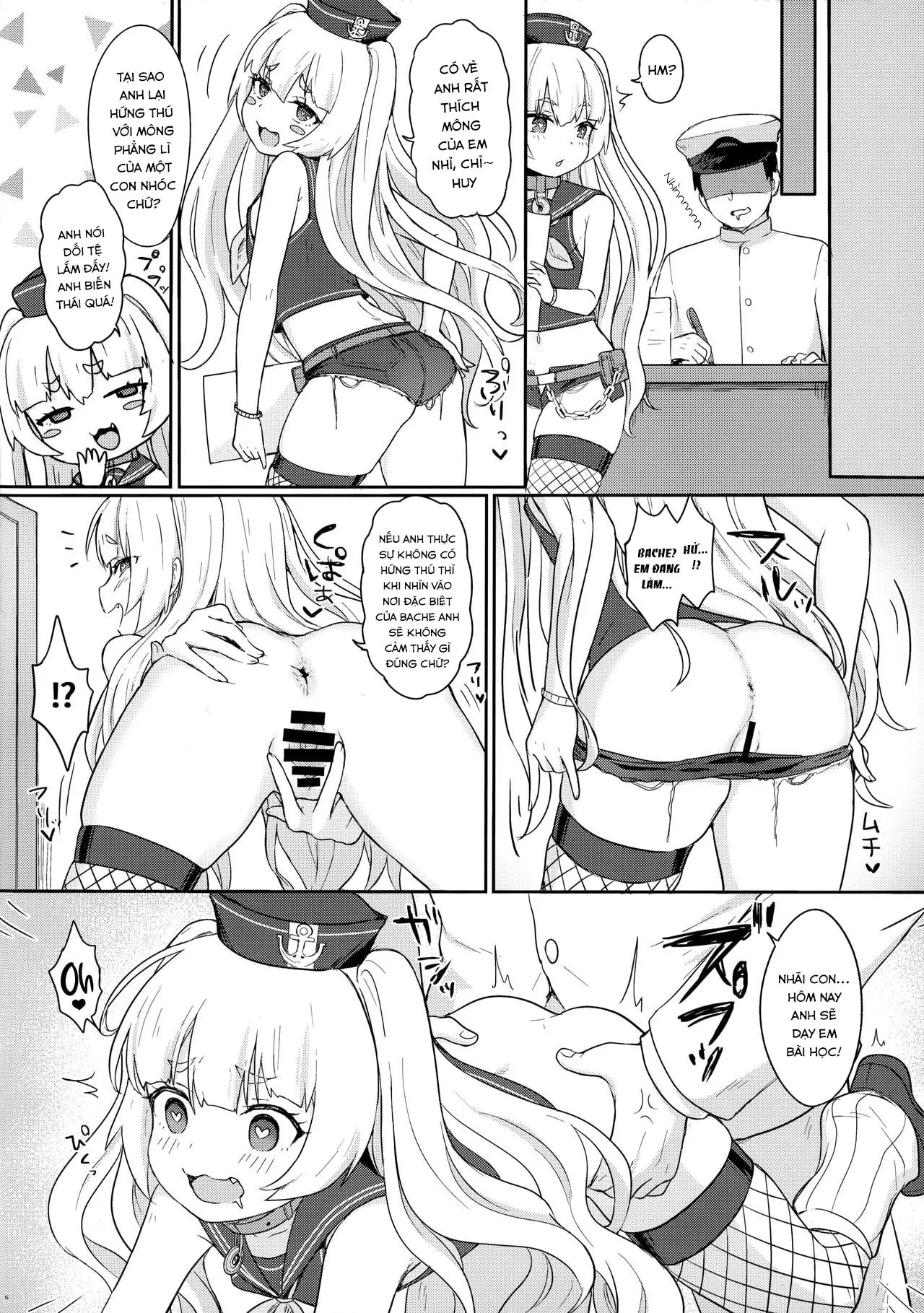 HentaiVN.net - Ảnh 8 - Leave Everything To Bache! (Azur Lane) [Bache ni Bacchiri Omakase!] - Oneshot