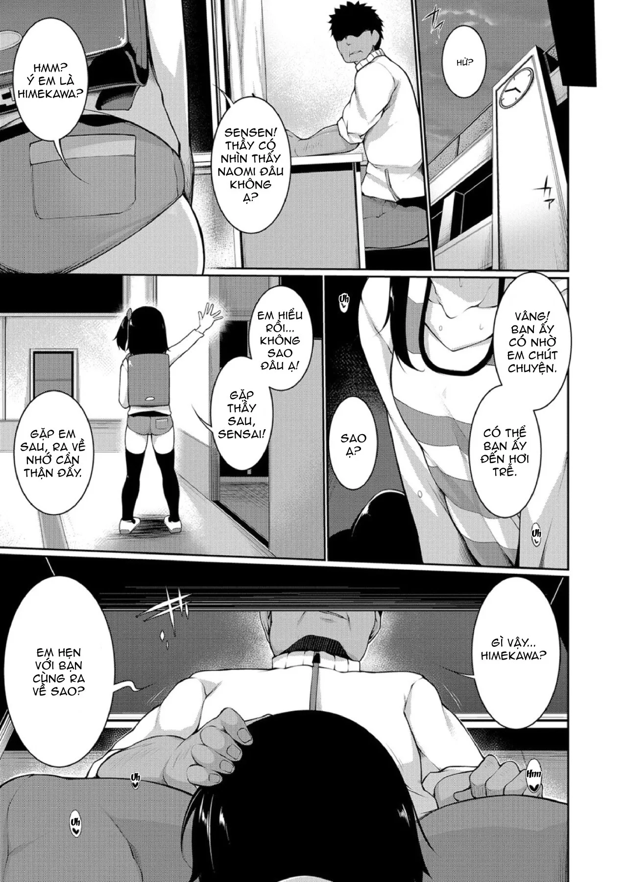 HentaiVN.net - Ảnh 7 - Force Fucking a Timid Glasses Wearing Loli With My Big Cock - Chap 1
