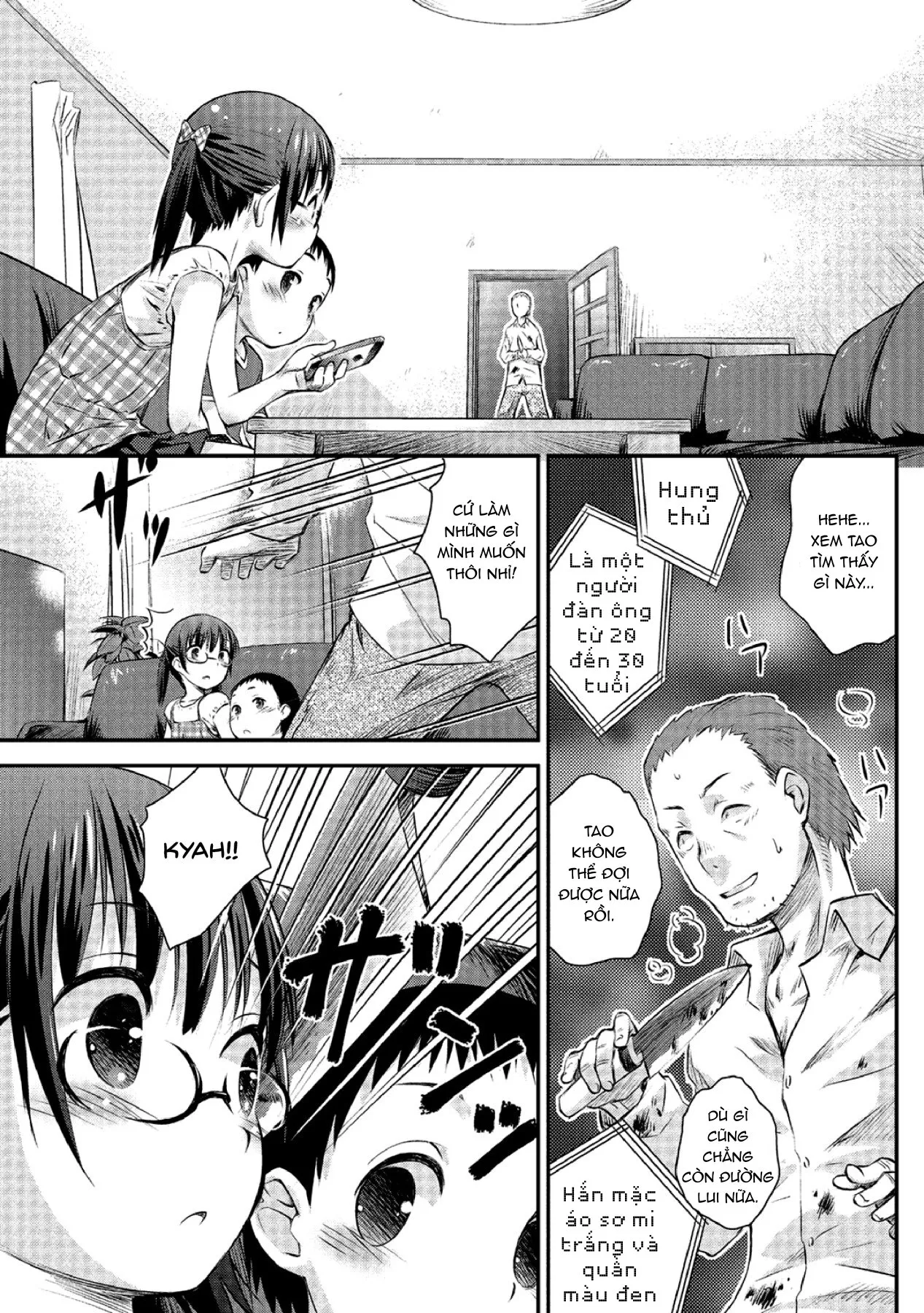 HentaiVN.net - Ảnh 4 - Force Fucking a Timid Glasses Wearing Loli With My Big Cock - Chap 2