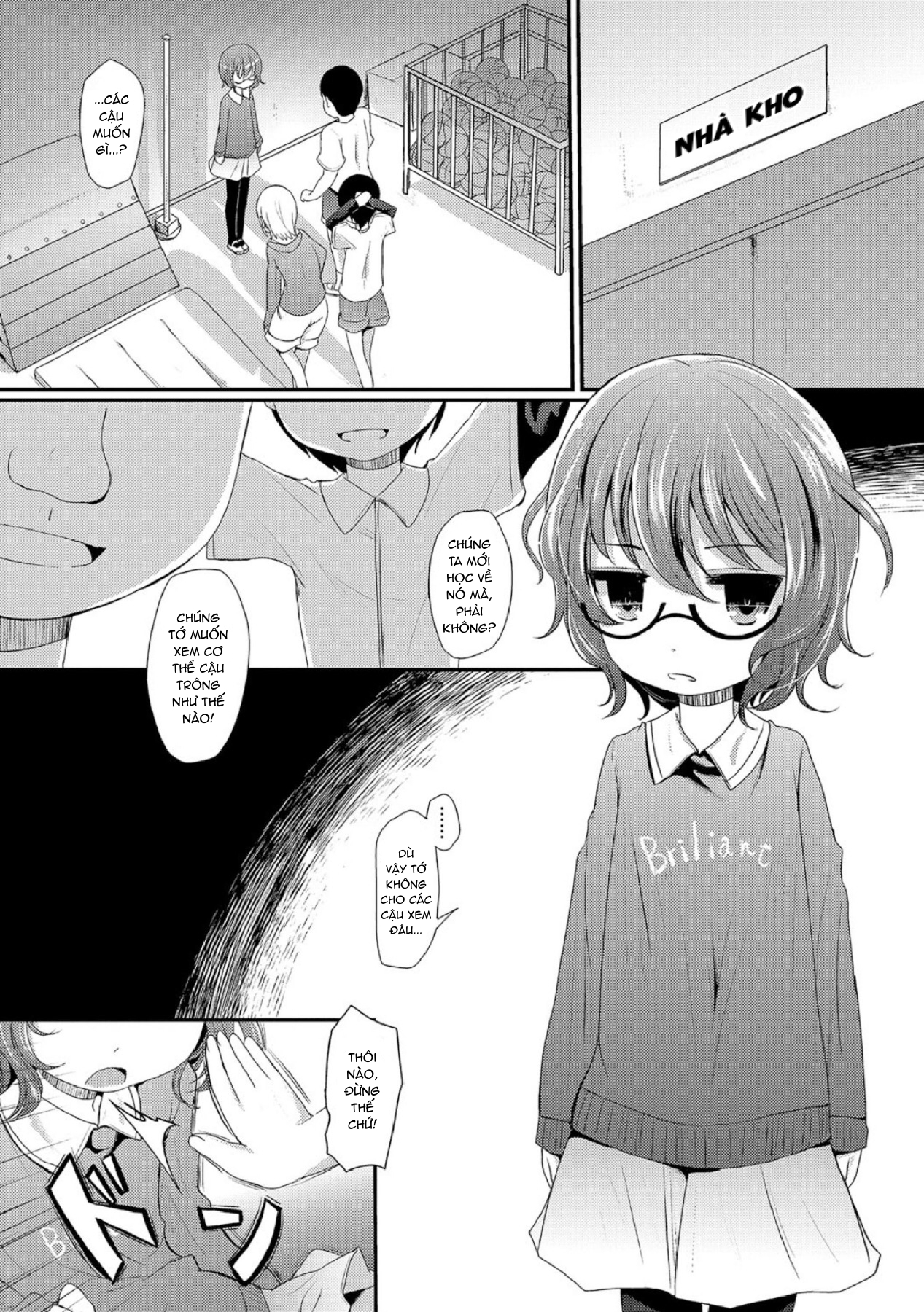HentaiVN.net - Ảnh 3 - Force Fucking a Timid Glasses Wearing Loli With My Big Cock - Chap 3