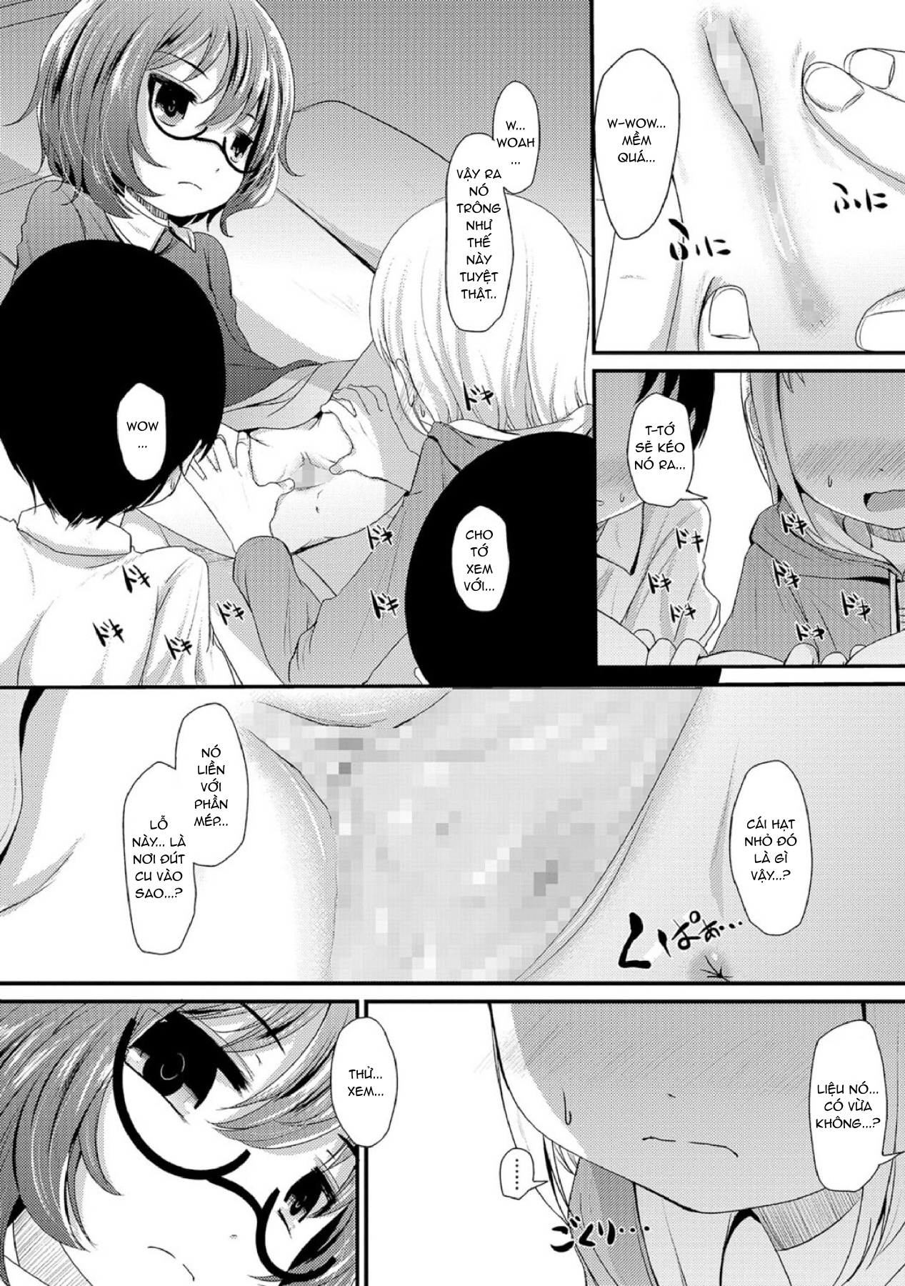 HentaiVN.net - Ảnh 5 - Force Fucking a Timid Glasses Wearing Loli With My Big Cock - Chap 3