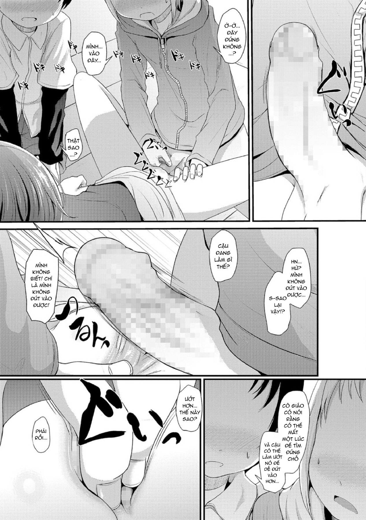 HentaiVN.net - Ảnh 6 - Force Fucking a Timid Glasses Wearing Loli With My Big Cock - Chap 3