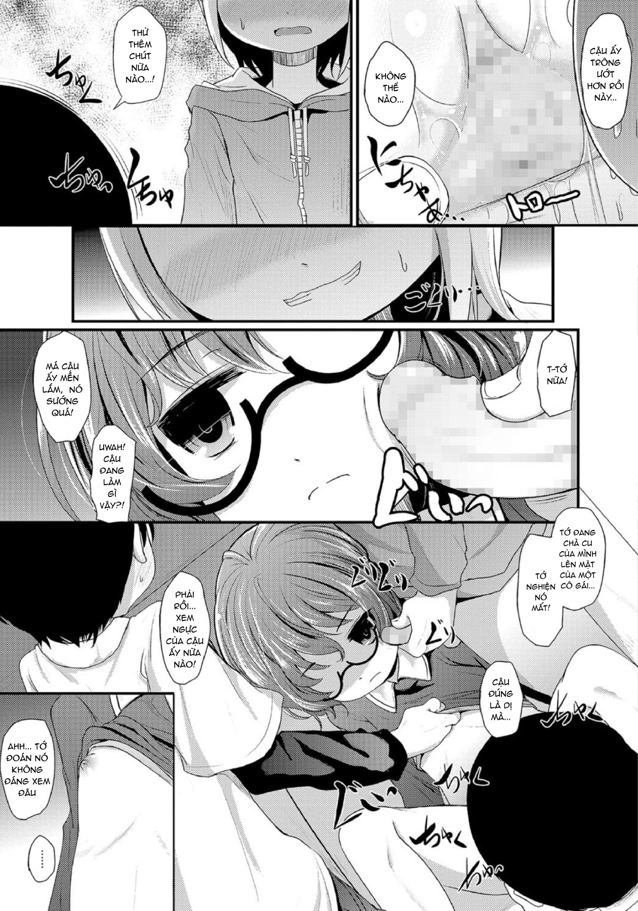 HentaiVN.net - Ảnh 8 - Force Fucking a Timid Glasses Wearing Loli With My Big Cock - Chap 3