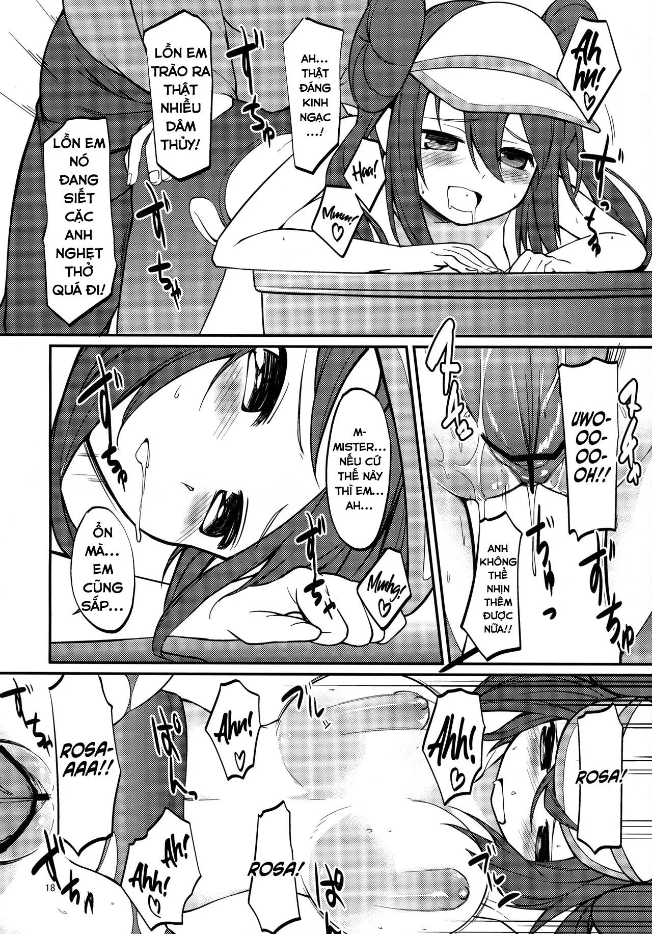 HentaiVN.net - Ảnh 18 - Cô Bé Dú Bự Lạc Đường Xinh Đẹp Và Ông Chú Leo Núi May Mắn! [Mei-tan to Yamaotoko; Rosa and the Hiker] - Part 1