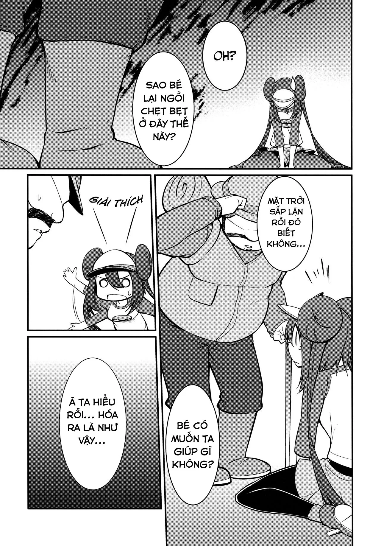 HentaiVN.net - Ảnh 5 - Cô Bé Dú Bự Lạc Đường Xinh Đẹp Và Ông Chú Leo Núi May Mắn! [Mei-tan to Yamaotoko; Rosa and the Hiker] - Part 1
