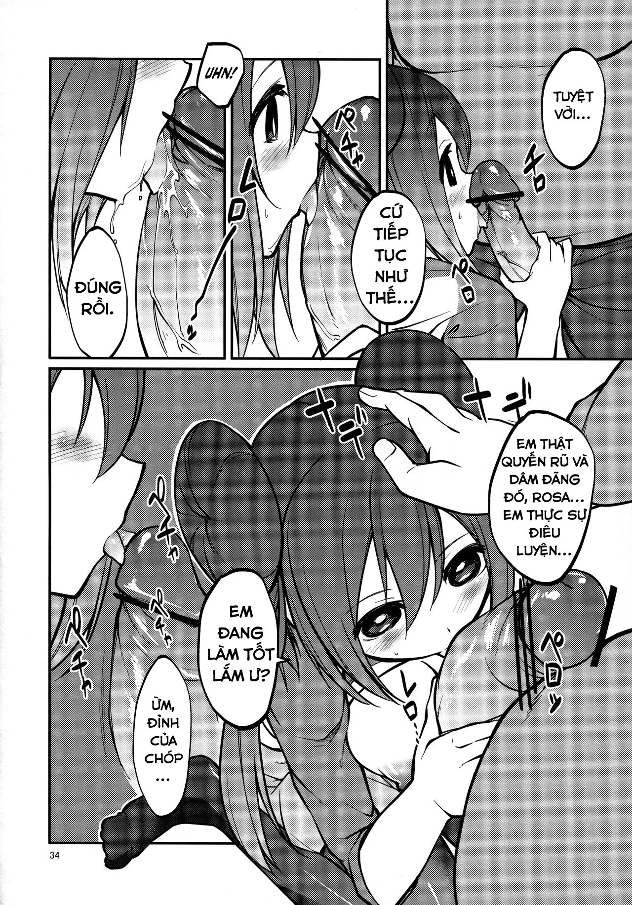 HentaiVN.net - Ảnh 12 - Cô Bé Dú Bự Lạc Đường Xinh Đẹp Và Ông Chú Leo Núi May Mắn! [Mei-tan to Yamaotoko; Rosa and the Hiker] - Part 2