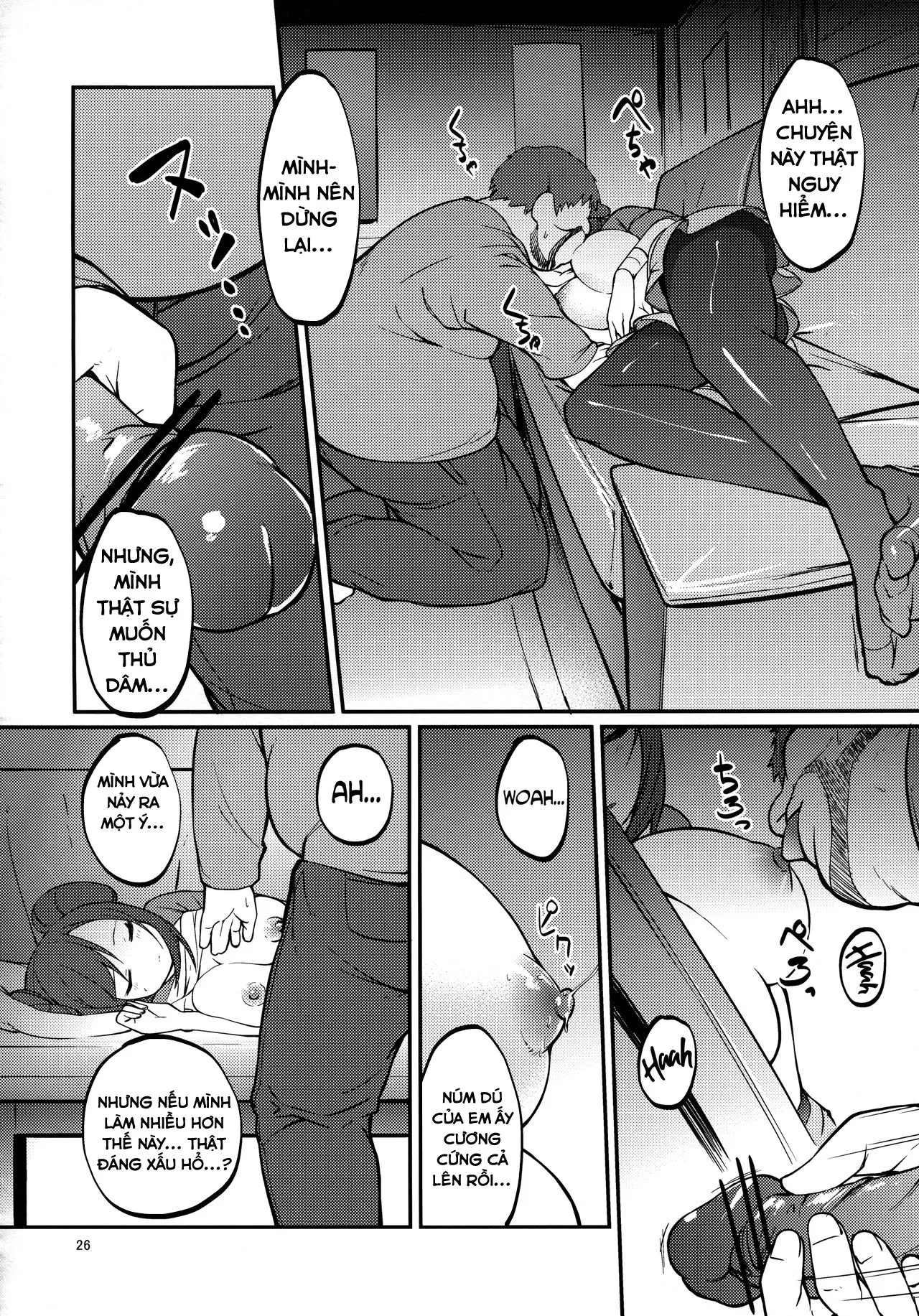 HentaiVN.net - Ảnh 4 - Cô Bé Dú Bự Lạc Đường Xinh Đẹp Và Ông Chú Leo Núi May Mắn! [Mei-tan to Yamaotoko; Rosa and the Hiker] - Part 2