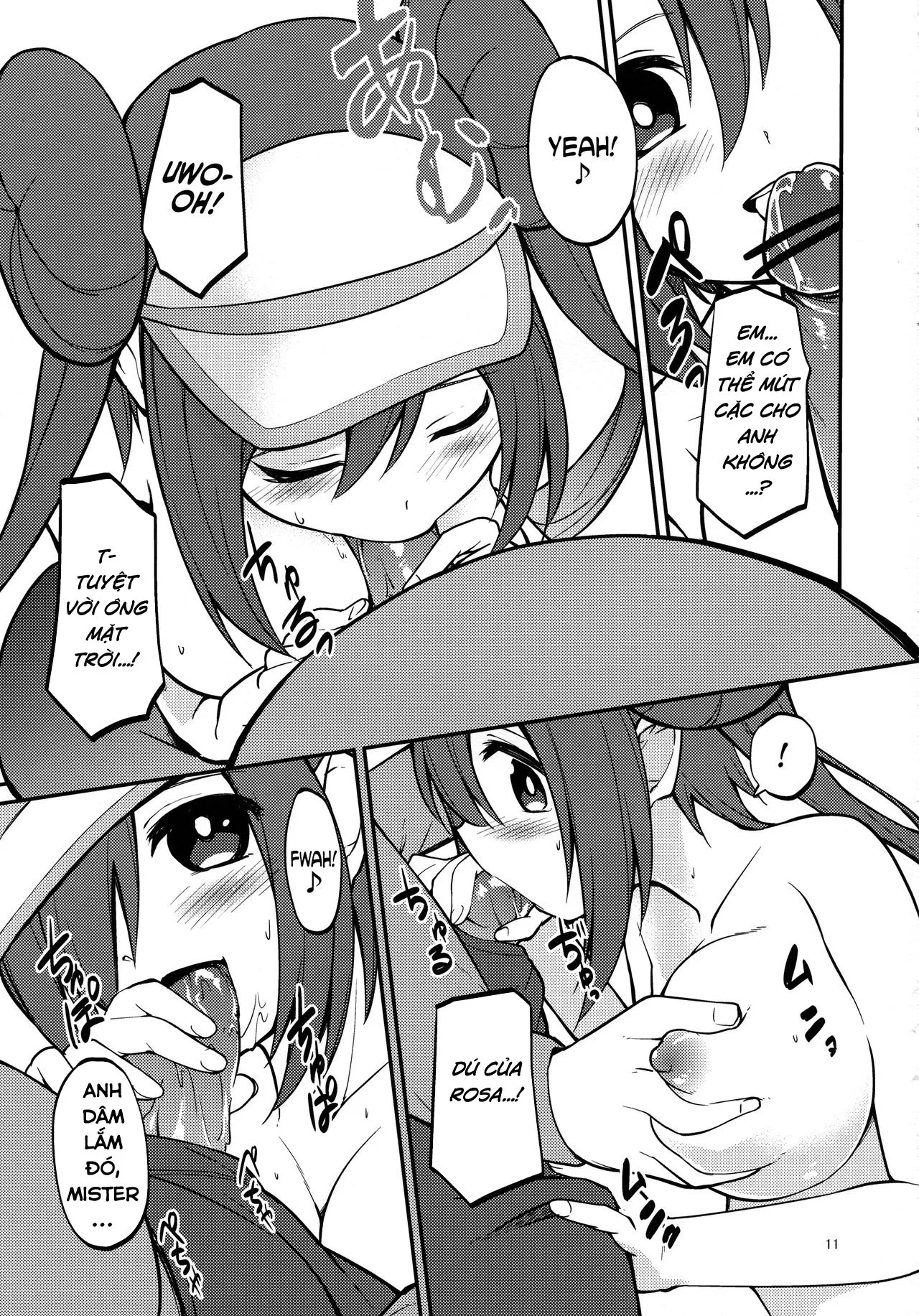 HentaiVN.net - Ảnh 11 - Cô Bé Dú Bự Lạc Đường Xinh Đẹp Và Ông Chú Leo Núi May Mắn! [Mei-tan to Yamaotoko; Rosa and the Hiker] - Full 78 trang (fix 24.5.2021)