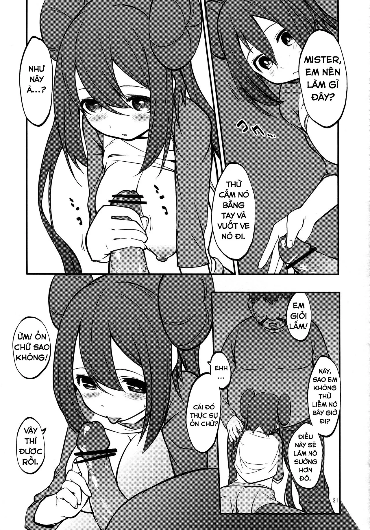 HentaiVN.net - Ảnh 31 - Cô Bé Dú Bự Lạc Đường Xinh Đẹp Và Ông Chú Leo Núi May Mắn! [Mei-tan to Yamaotoko; Rosa and the Hiker] - Full 78 trang (fix 24.5.2021)