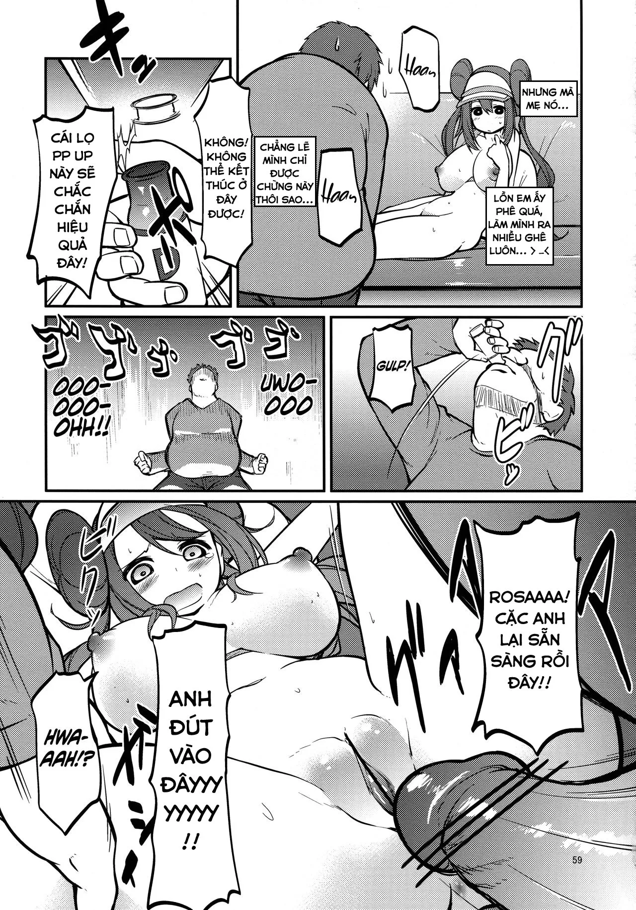 HentaiVN.net - Ảnh 59 - Cô Bé Dú Bự Lạc Đường Xinh Đẹp Và Ông Chú Leo Núi May Mắn! [Mei-tan to Yamaotoko; Rosa and the Hiker] - Full 78 trang (fix 24.5.2021)