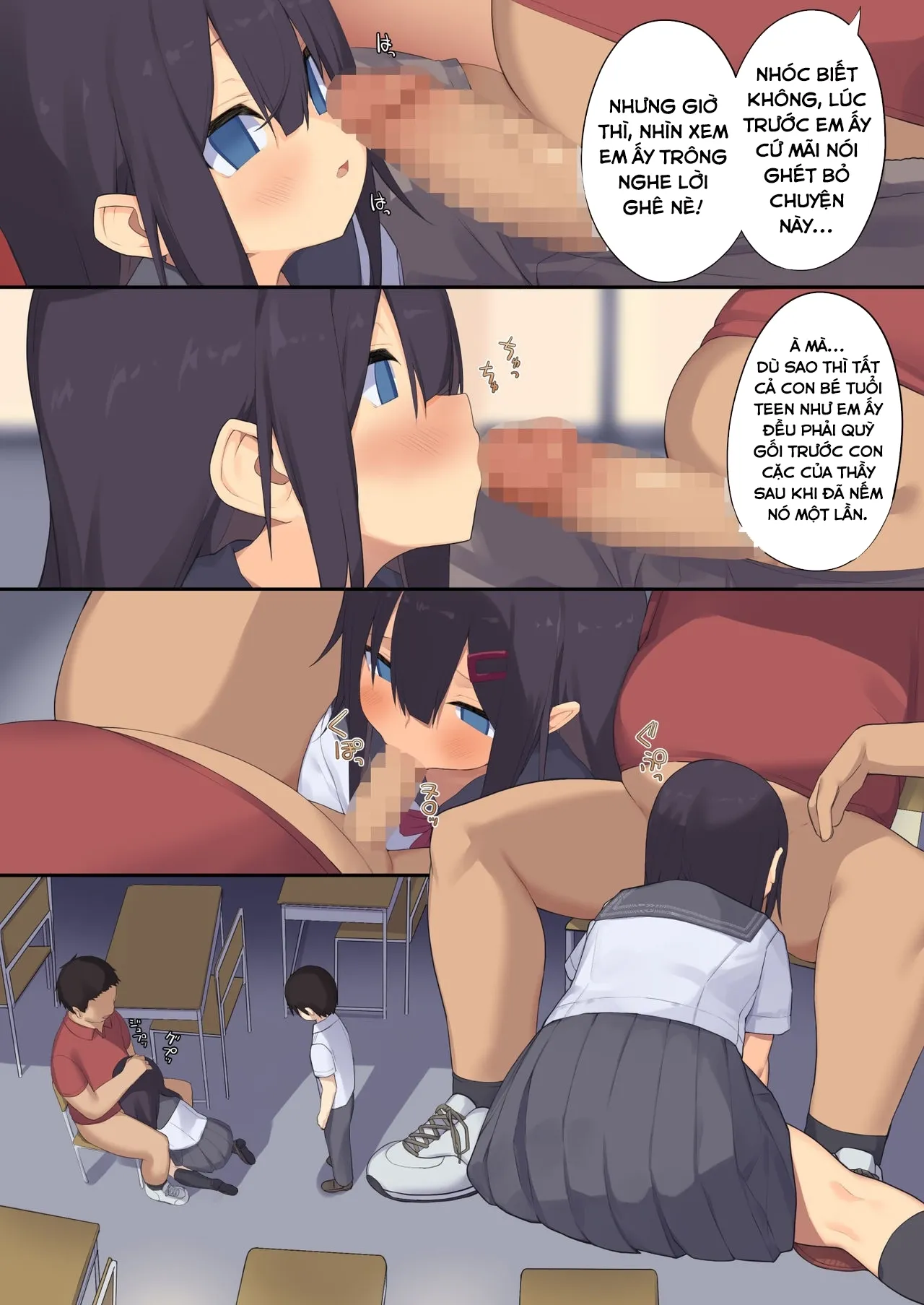 HentaiVN.net - Ảnh 10 - Joshi 〇〇sei wa dansei kyoushi ni NTR reru - Oneshot
