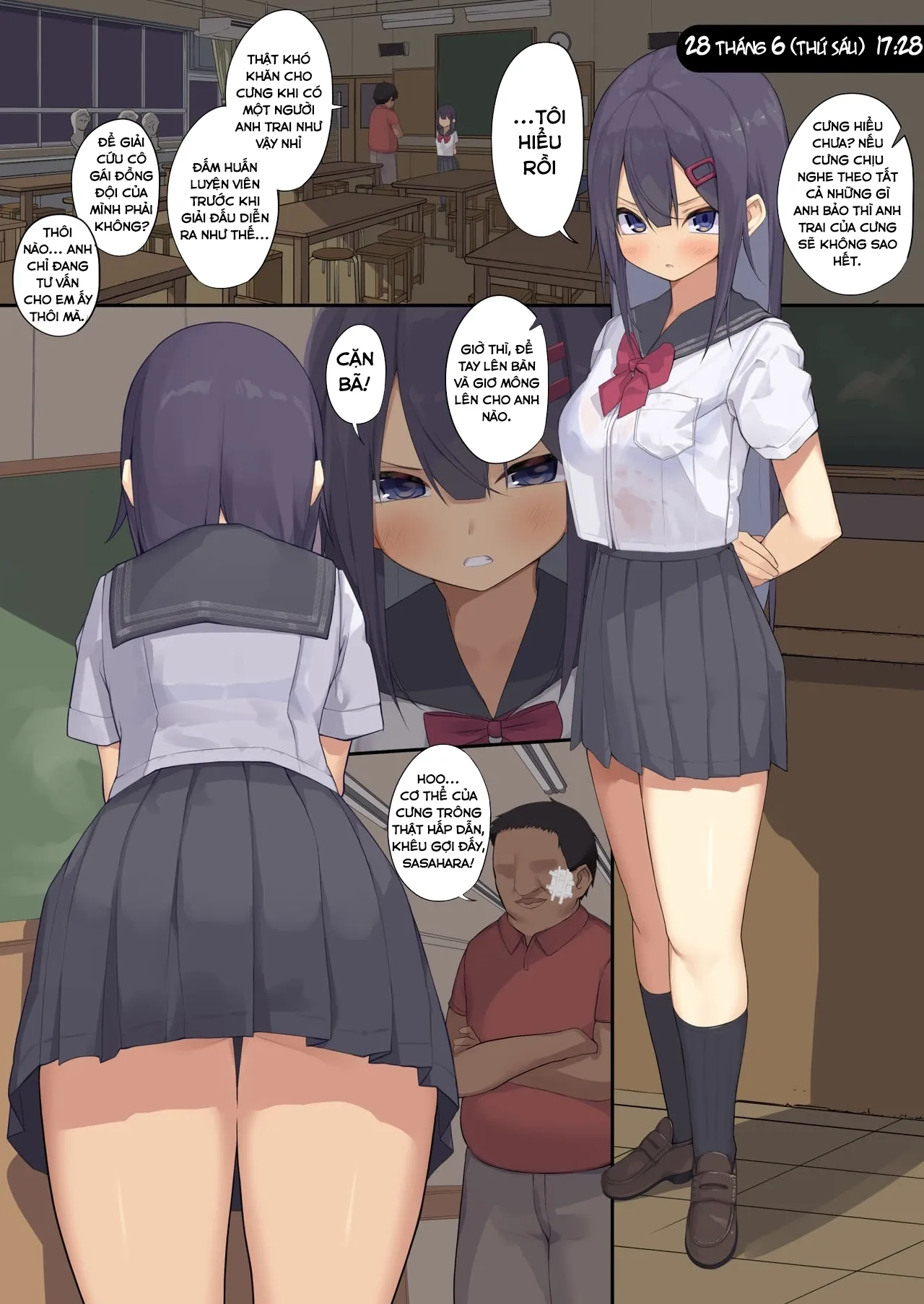 HentaiVN.net - Ảnh 11 - Joshi 〇〇sei wa dansei kyoushi ni NTR reru - Oneshot