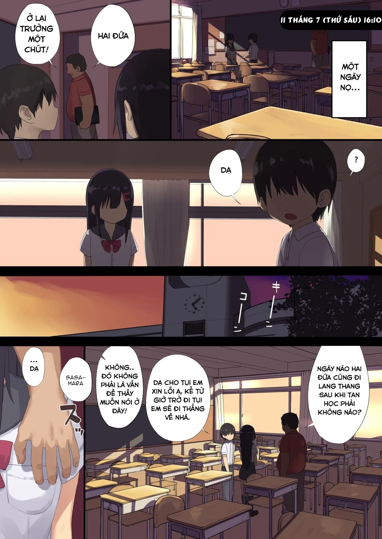 HentaiVN.net - Ảnh 7 - Joshi 〇〇sei wa dansei kyoushi ni NTR reru - Oneshot