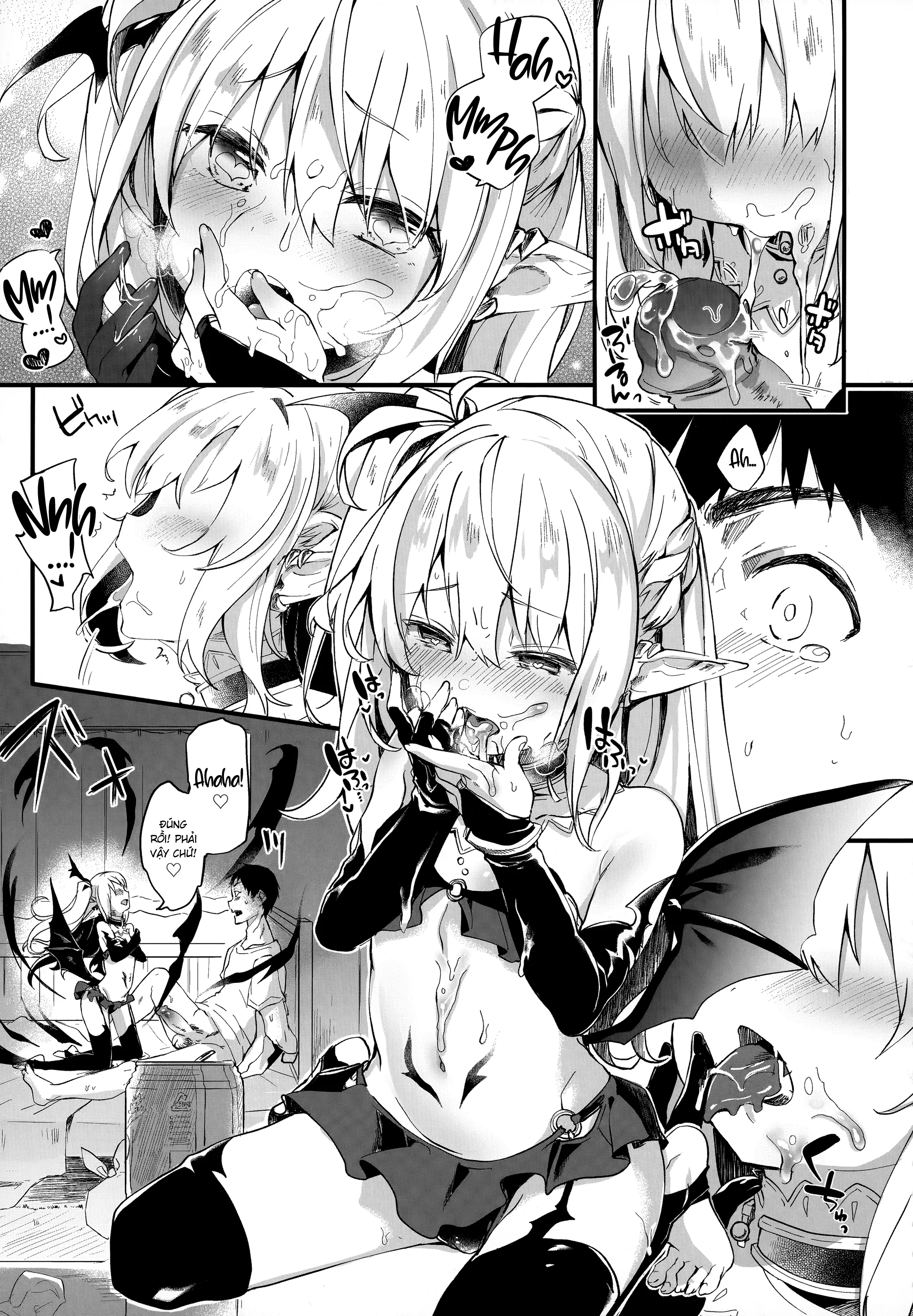 HentaiVN.net - Ảnh 10 - Nô Lệ Của Tiểu Succubus [僕は小さな淫魔のしもべ総集編] - Chap 1