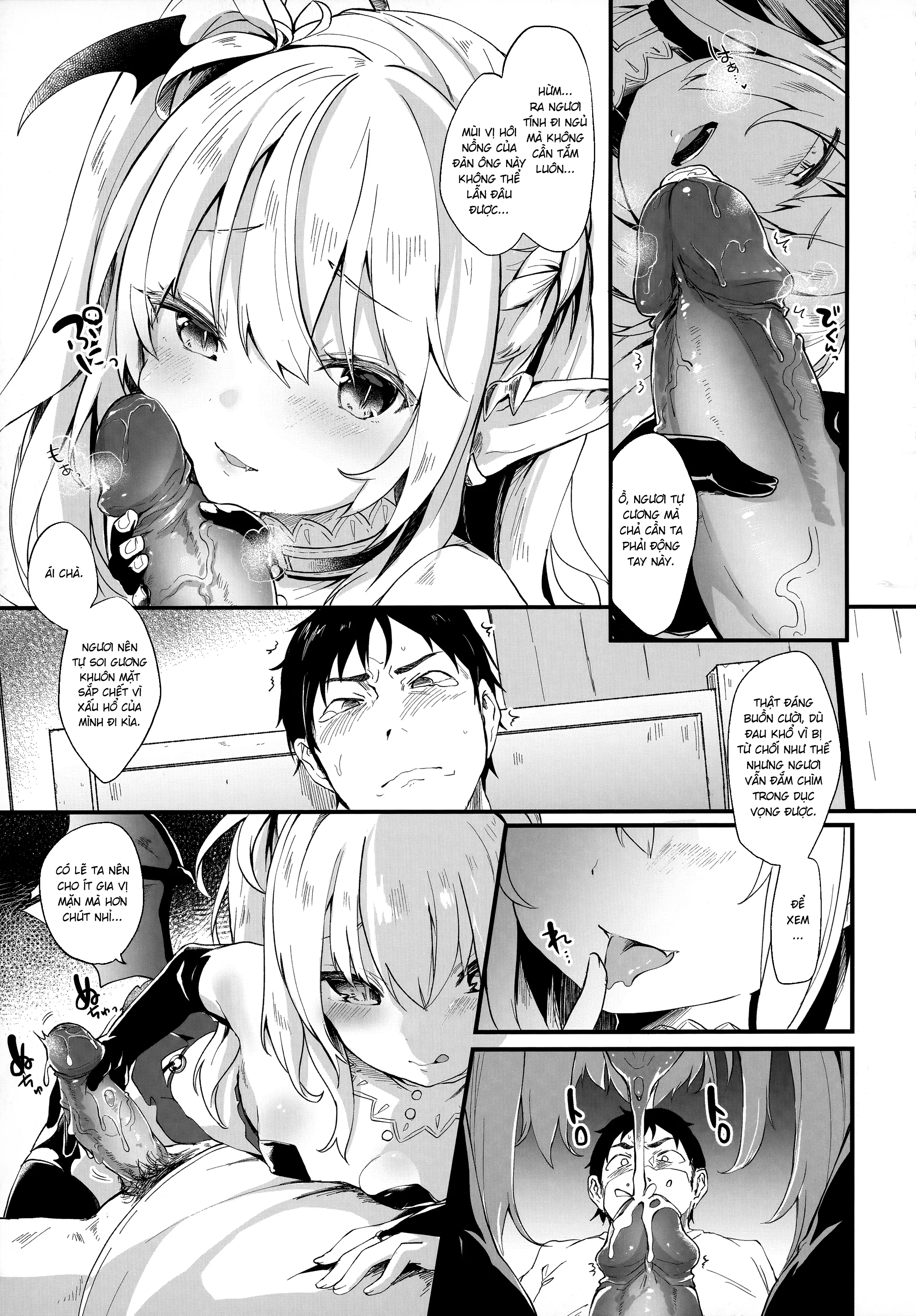 HentaiVN.net - Ảnh 6 - Nô Lệ Của Tiểu Succubus [僕は小さな淫魔のしもべ総集編] - Chap 1