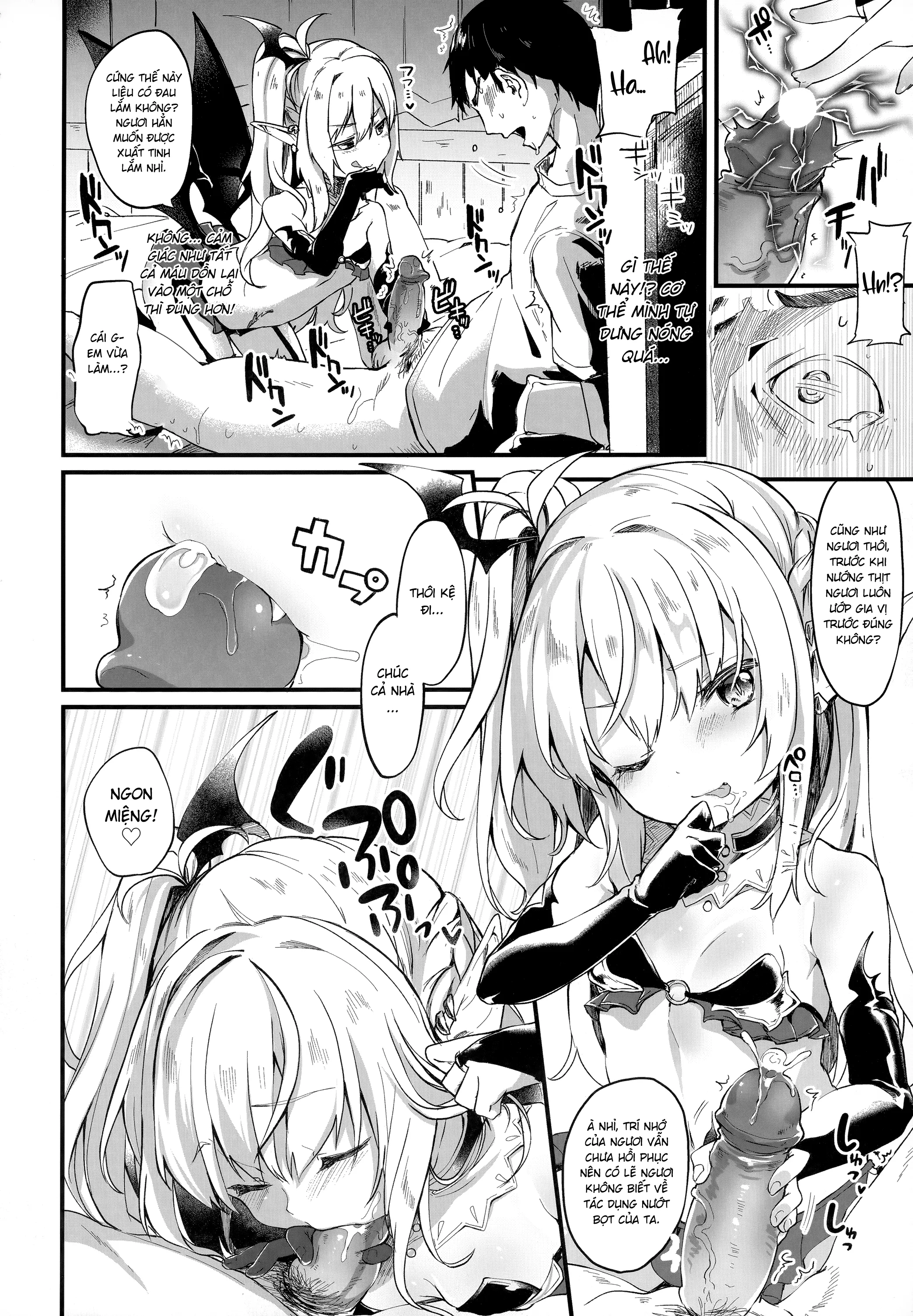 HentaiVN.net - Ảnh 7 - Nô Lệ Của Tiểu Succubus [僕は小さな淫魔のしもべ総集編] - Chap 1