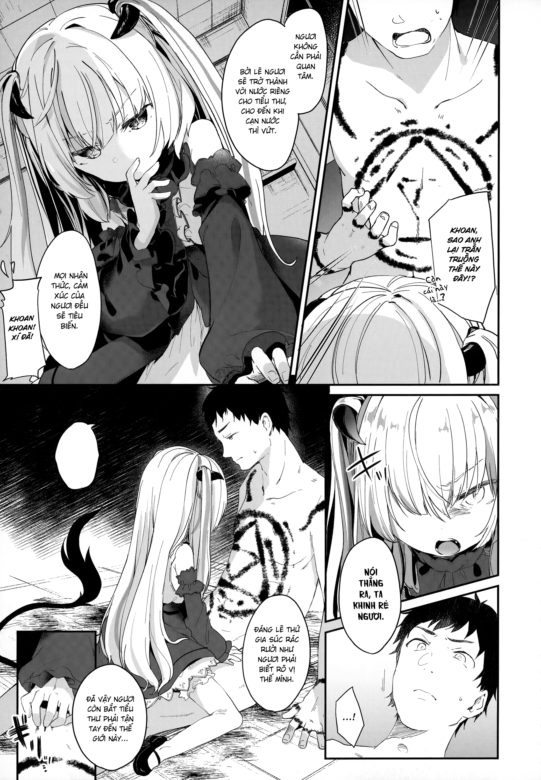 HentaiVN.net - Ảnh 14 - Nô Lệ Của Tiểu Succubus [僕は小さな淫魔のしもべ総集編] - Chap 2
