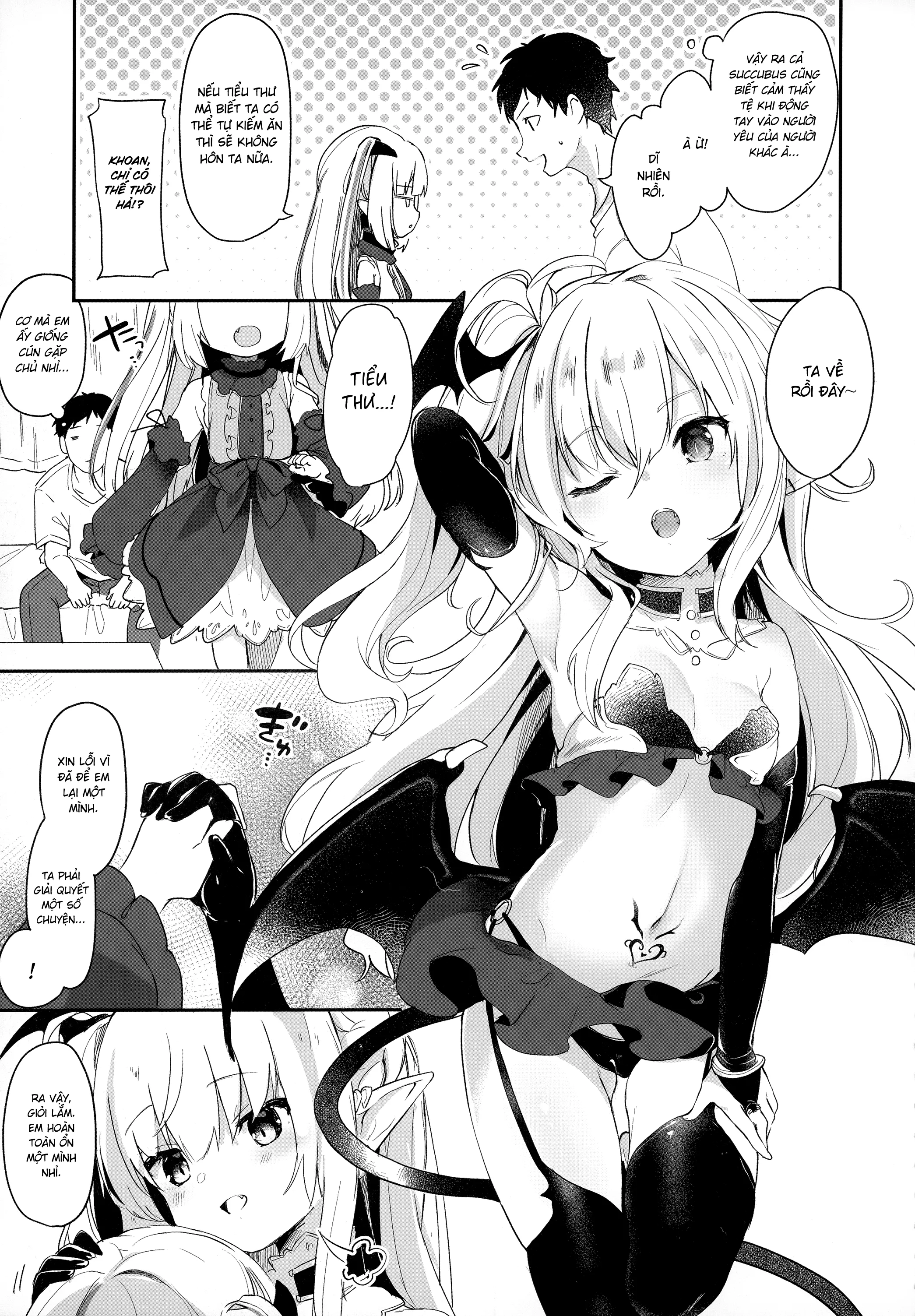 HentaiVN.net - Ảnh 28 - Nô Lệ Của Tiểu Succubus [僕は小さな淫魔のしもべ総集編] - Chap 2