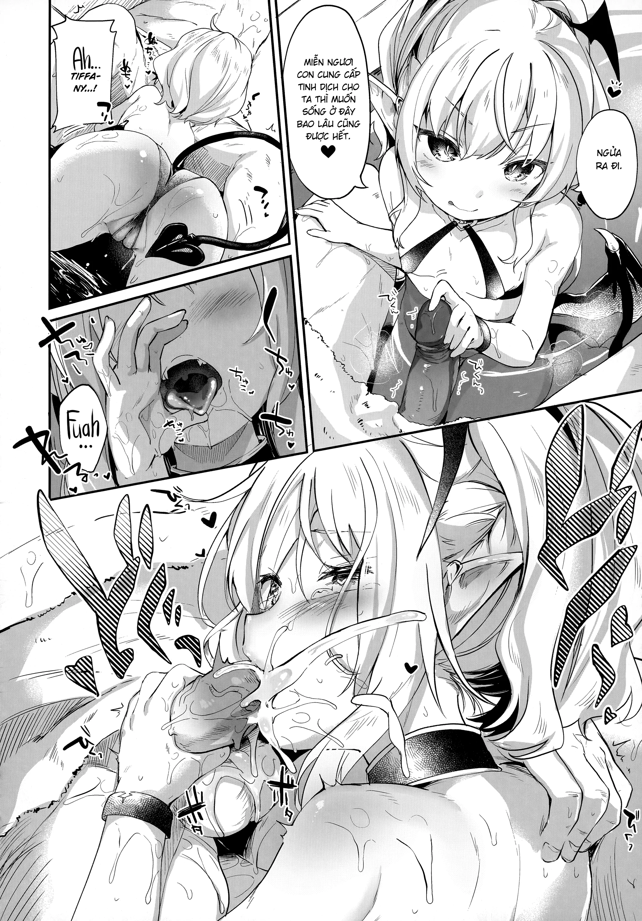 HentaiVN.net - Ảnh 13 - Nô Lệ Của Tiểu Succubus [僕は小さな淫魔のしもべ総集編] - Chap 3