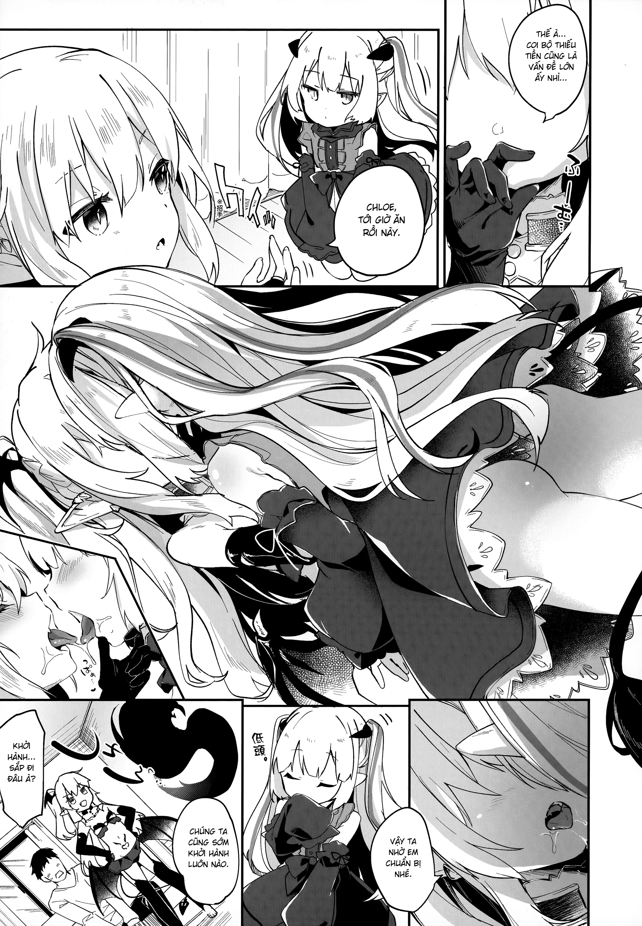 HentaiVN.net - Ảnh 4 - Nô Lệ Của Tiểu Succubus [僕は小さな淫魔のしもべ総集編] - Chap 3