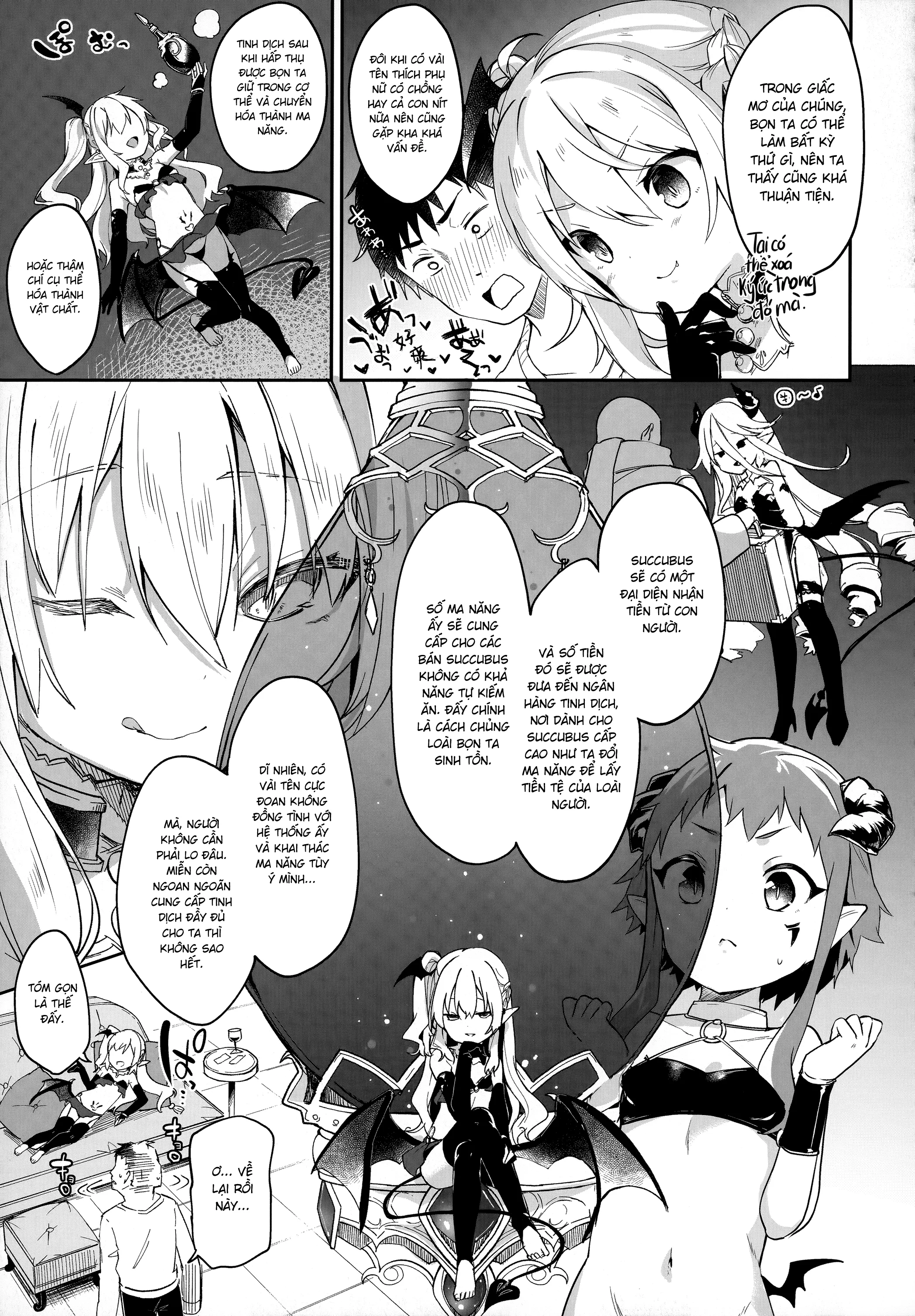 HentaiVN.net - Ảnh 8 - Nô Lệ Của Tiểu Succubus [僕は小さな淫魔のしもべ総集編] - Chap 3
