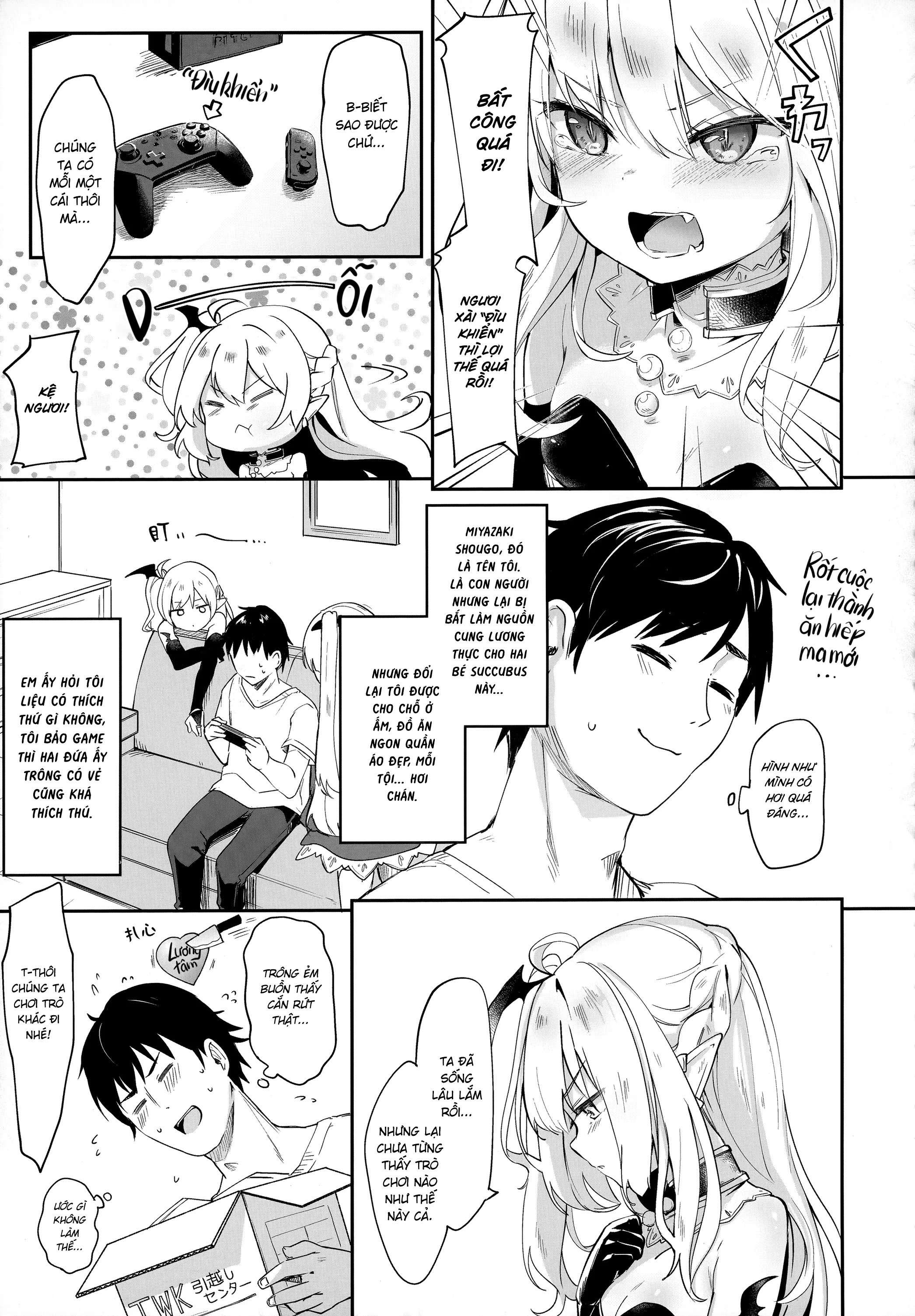 HentaiVN.net - Ảnh 4 - Nô Lệ Của Tiểu Succubus [僕は小さな淫魔のしもべ総集編] - Chap 4