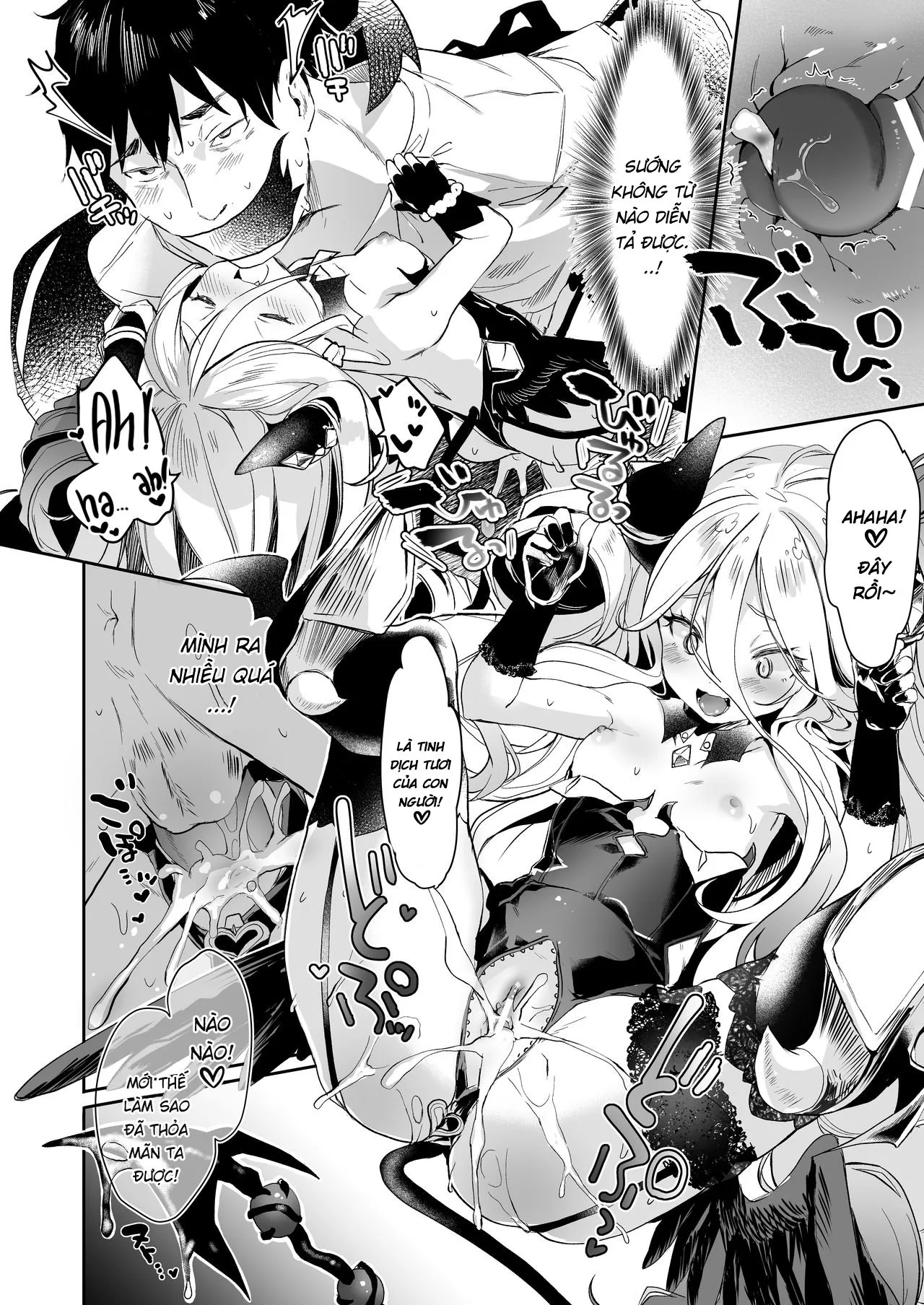 HentaiVN.net - Ảnh 13 - Nô Lệ Của Tiểu Succubus [僕は小さな淫魔のしもべ総集編] - Chap 5