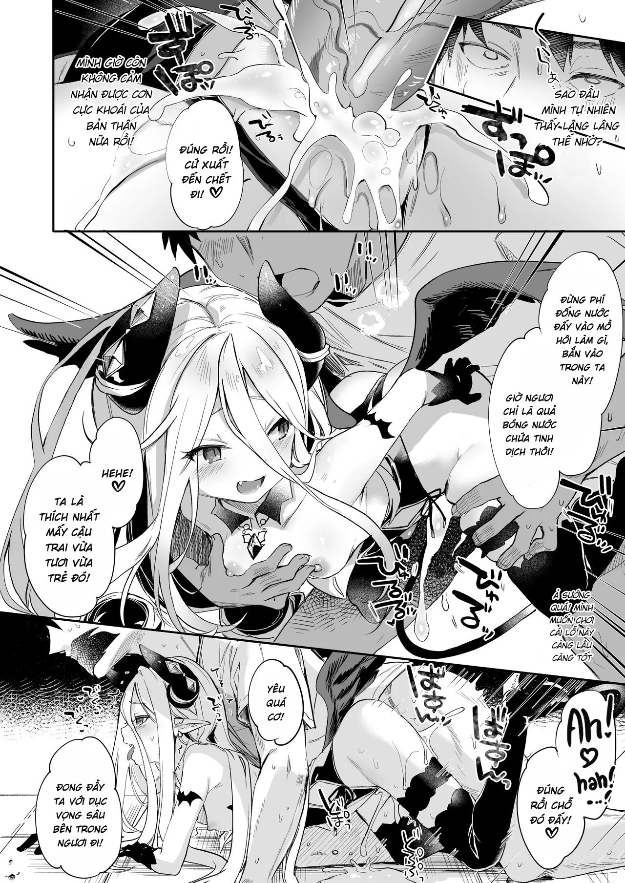 HentaiVN.net - Ảnh 15 - Nô Lệ Của Tiểu Succubus [僕は小さな淫魔のしもべ総集編] - Chap 5