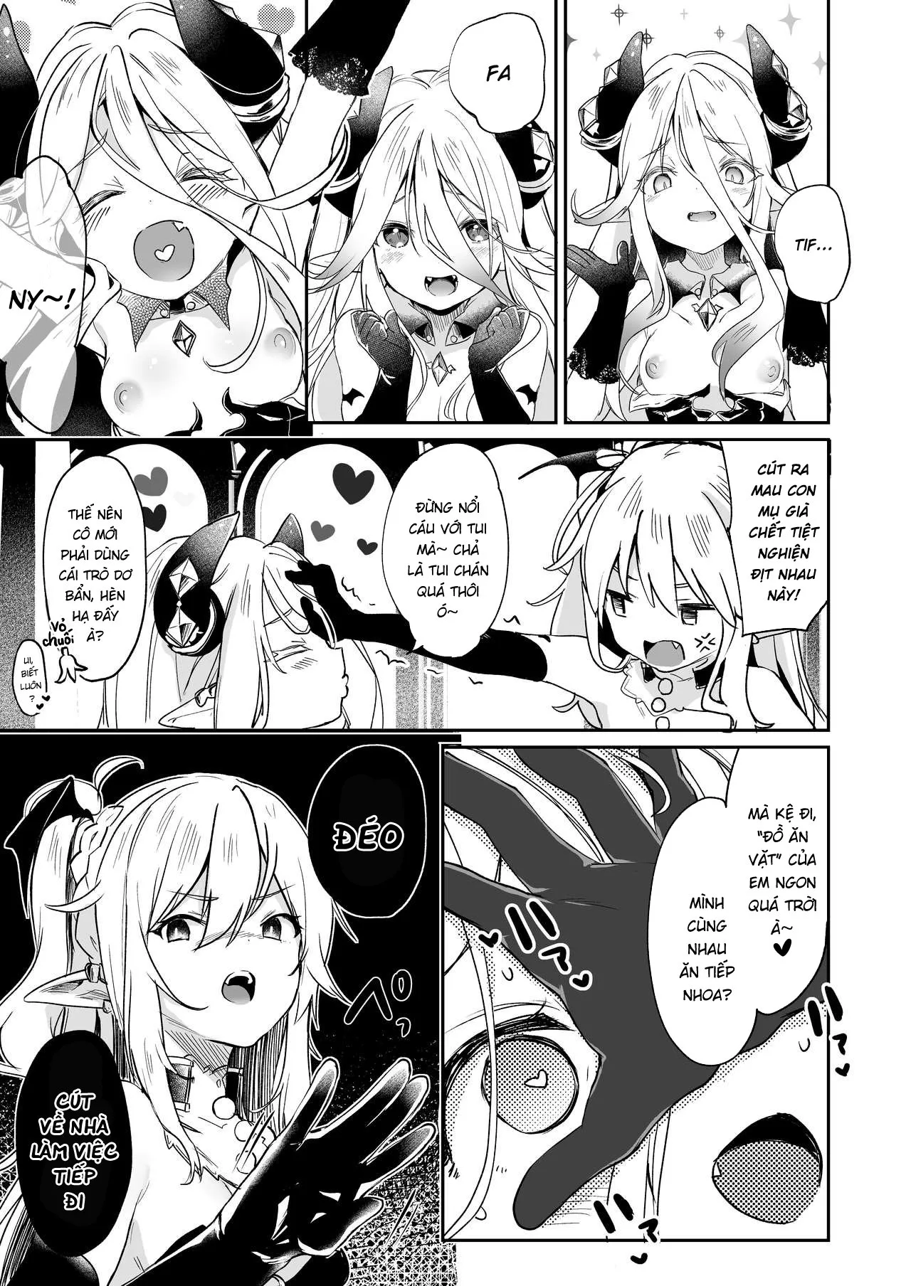 HentaiVN.net - Ảnh 18 - Nô Lệ Của Tiểu Succubus [僕は小さな淫魔のしもべ総集編] - Chap 5