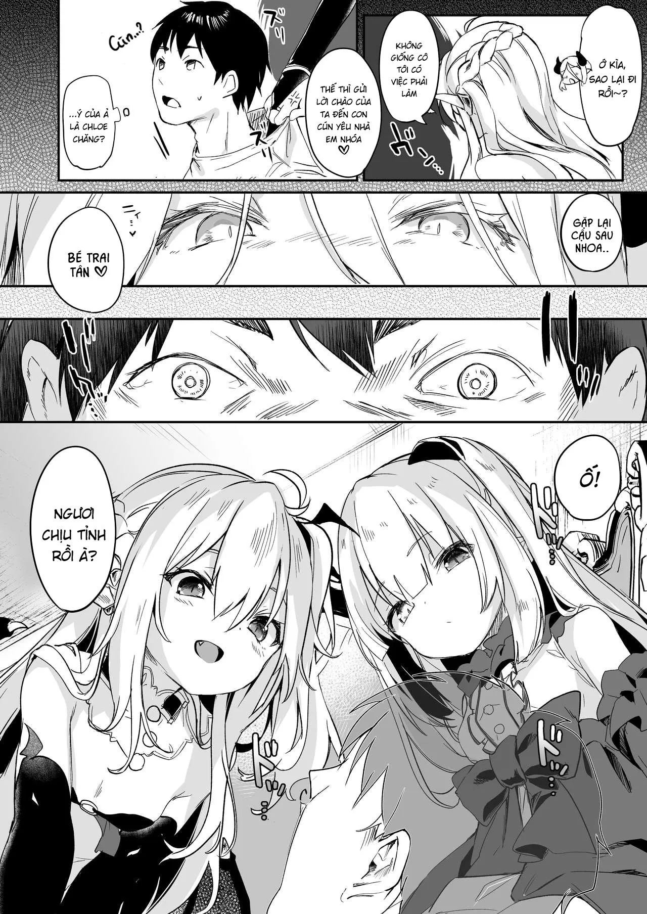 HentaiVN.net - Ảnh 19 - Nô Lệ Của Tiểu Succubus [僕は小さな淫魔のしもべ総集編] - Chap 5