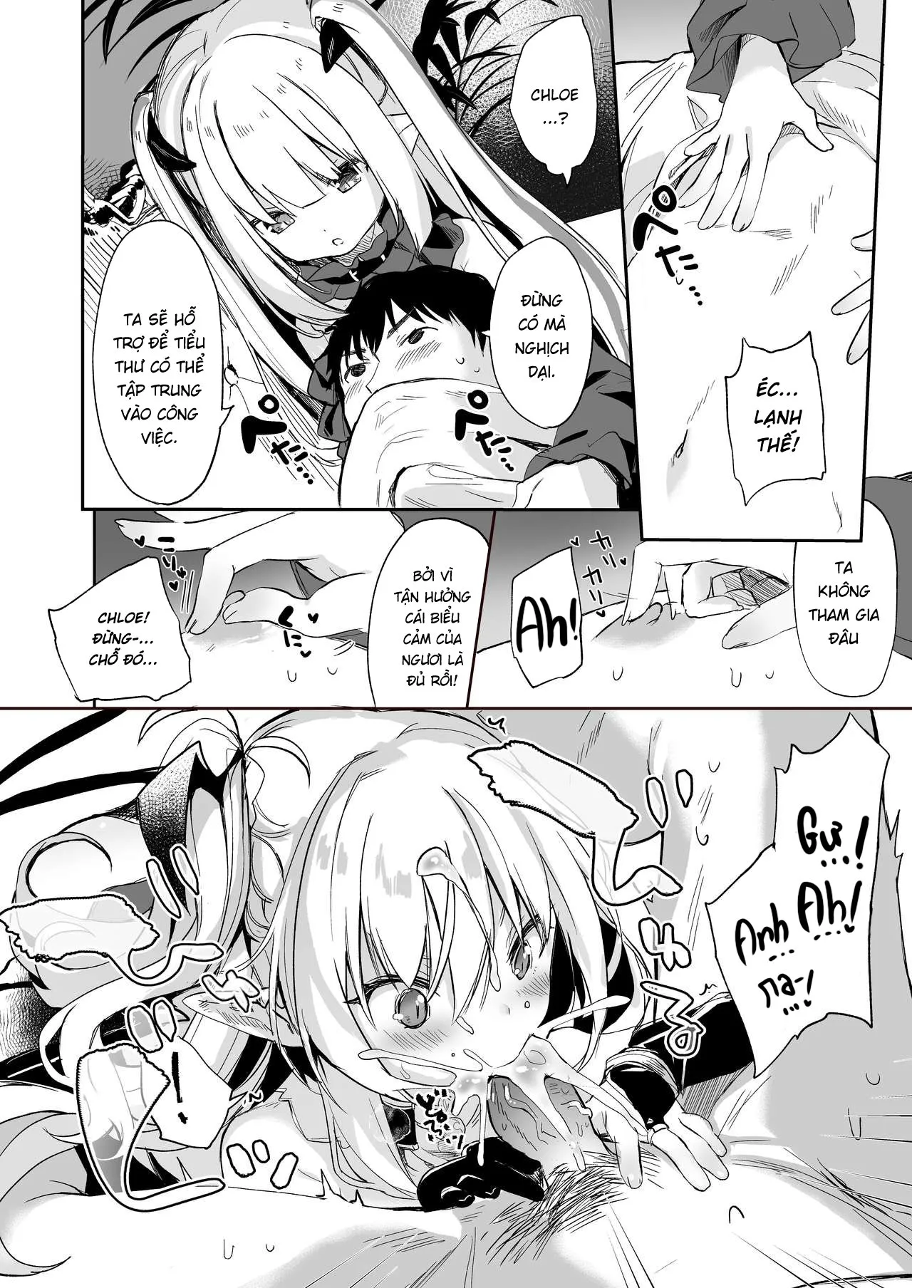 HentaiVN.net - Ảnh 25 - Nô Lệ Của Tiểu Succubus [僕は小さな淫魔のしもべ総集編] - Chap 5