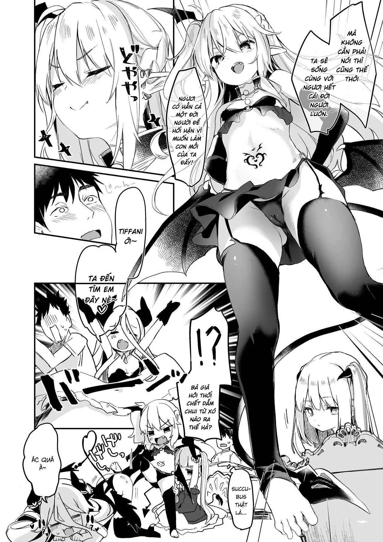 HentaiVN.net - Ảnh 35 - Nô Lệ Của Tiểu Succubus [僕は小さな淫魔のしもべ総集編] - Chap 5