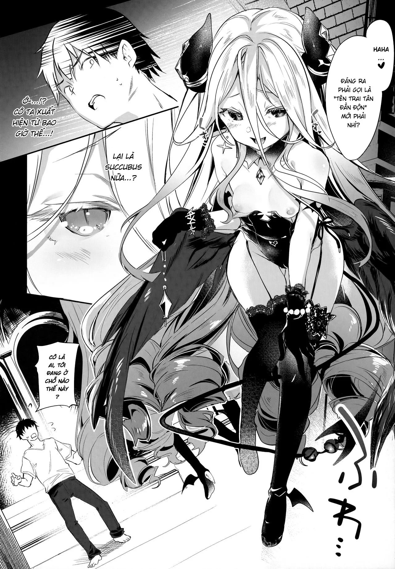 HentaiVN.net - Ảnh 5 - Nô Lệ Của Tiểu Succubus [僕は小さな淫魔のしもべ総集編] - Chap 5