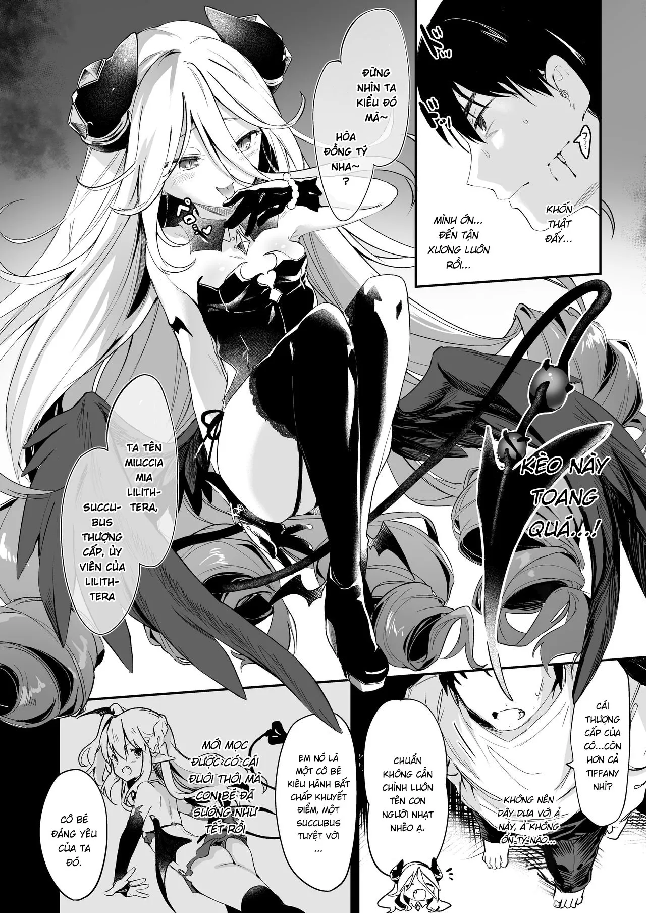 HentaiVN.net - Ảnh 7 - Nô Lệ Của Tiểu Succubus [僕は小さな淫魔のしもべ総集編] - Chap 5