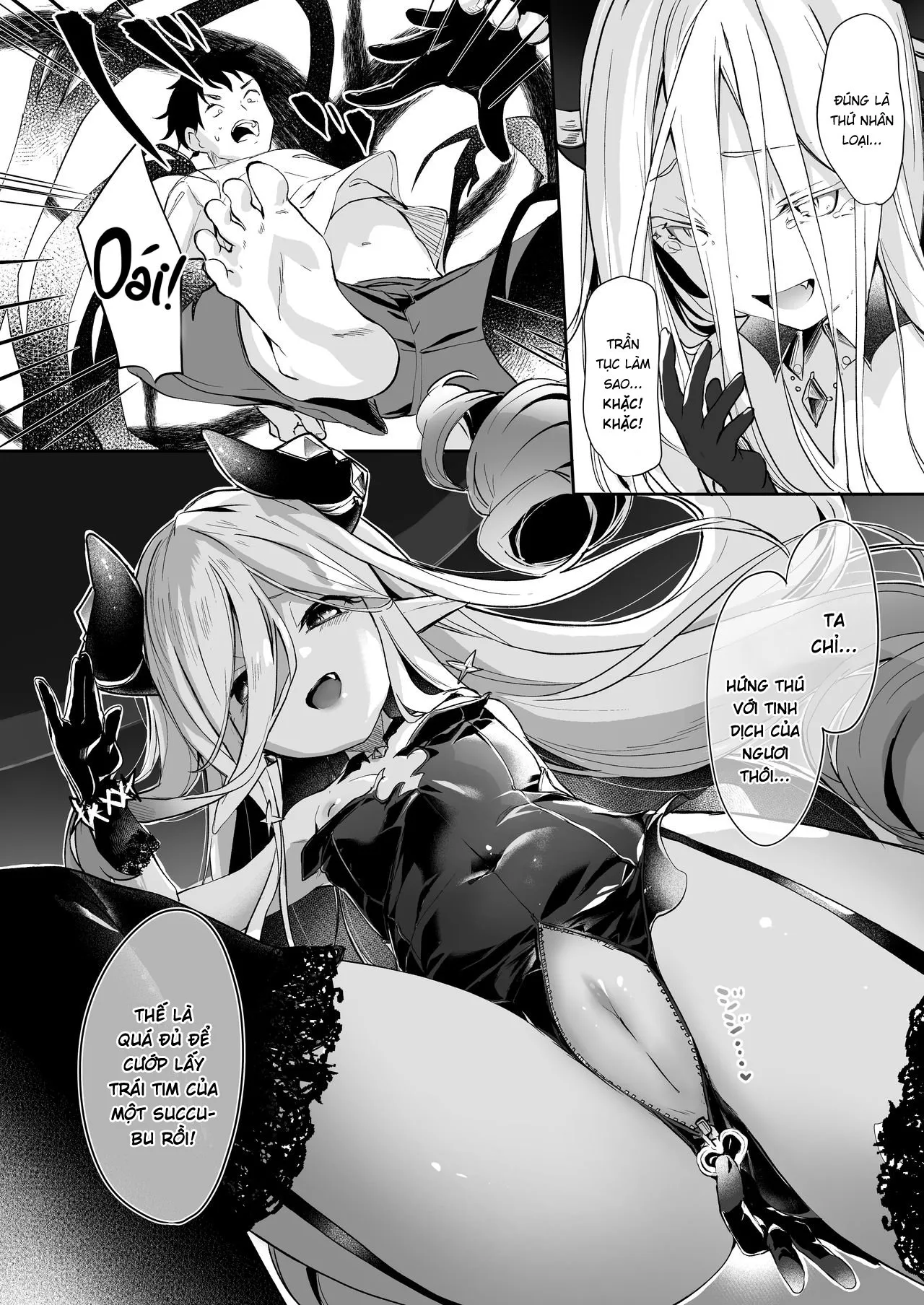 HentaiVN.net - Ảnh 9 - Nô Lệ Của Tiểu Succubus [僕は小さな淫魔のしもべ総集編] - Chap 5