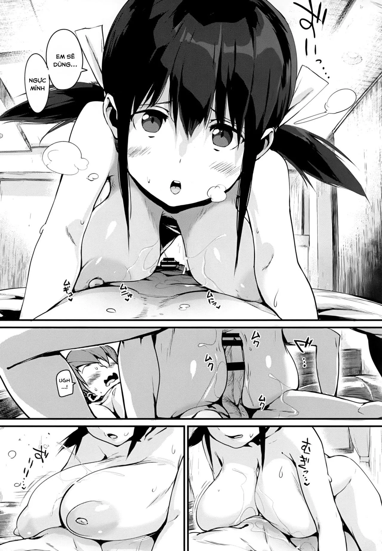 HentaiVN.net - Ảnh 8 - Tớ sẽ bóp chết cậu bằng bộ ngực này [I'll Squeeze You With These; はさんであげる♡] - Chap 1