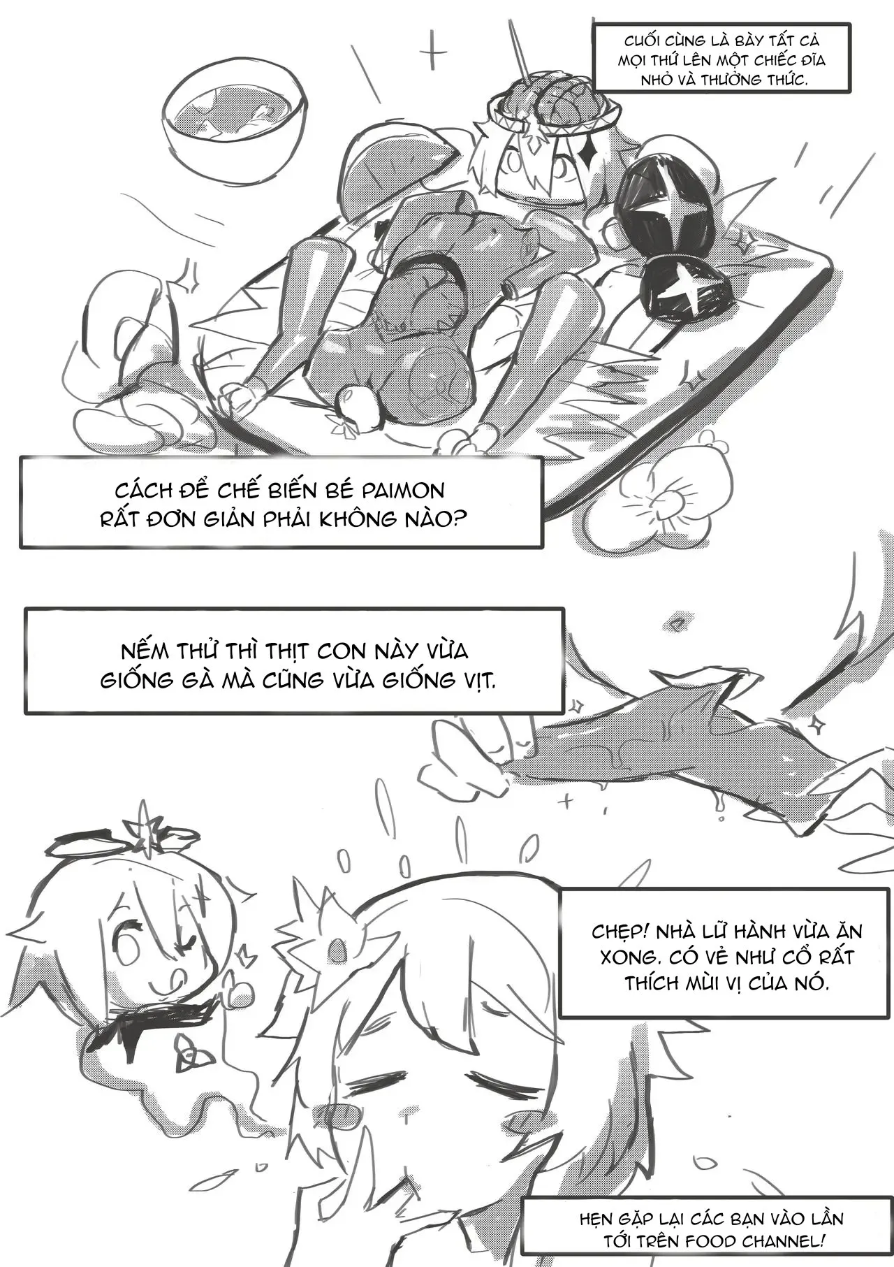 HentaiVN.net - Ảnh 5 - Gà+vịt...¿¿¿ [Paimon food] - Oneshot