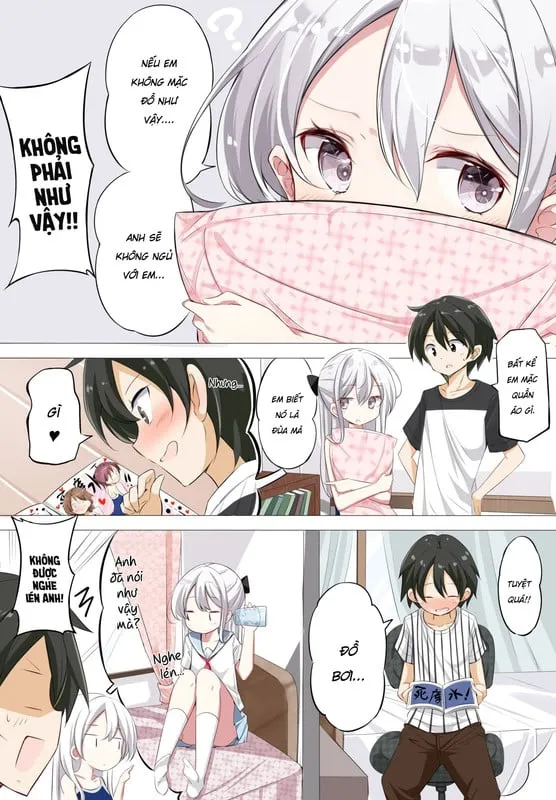 HentaiVN.net - Ảnh 3 - Chuyện Của Em Gái [Imouto ga 1-nichi 1-kai shika Me o Awasete kurenai; 一天只有一回与妹妹对上视线] - Chap 2