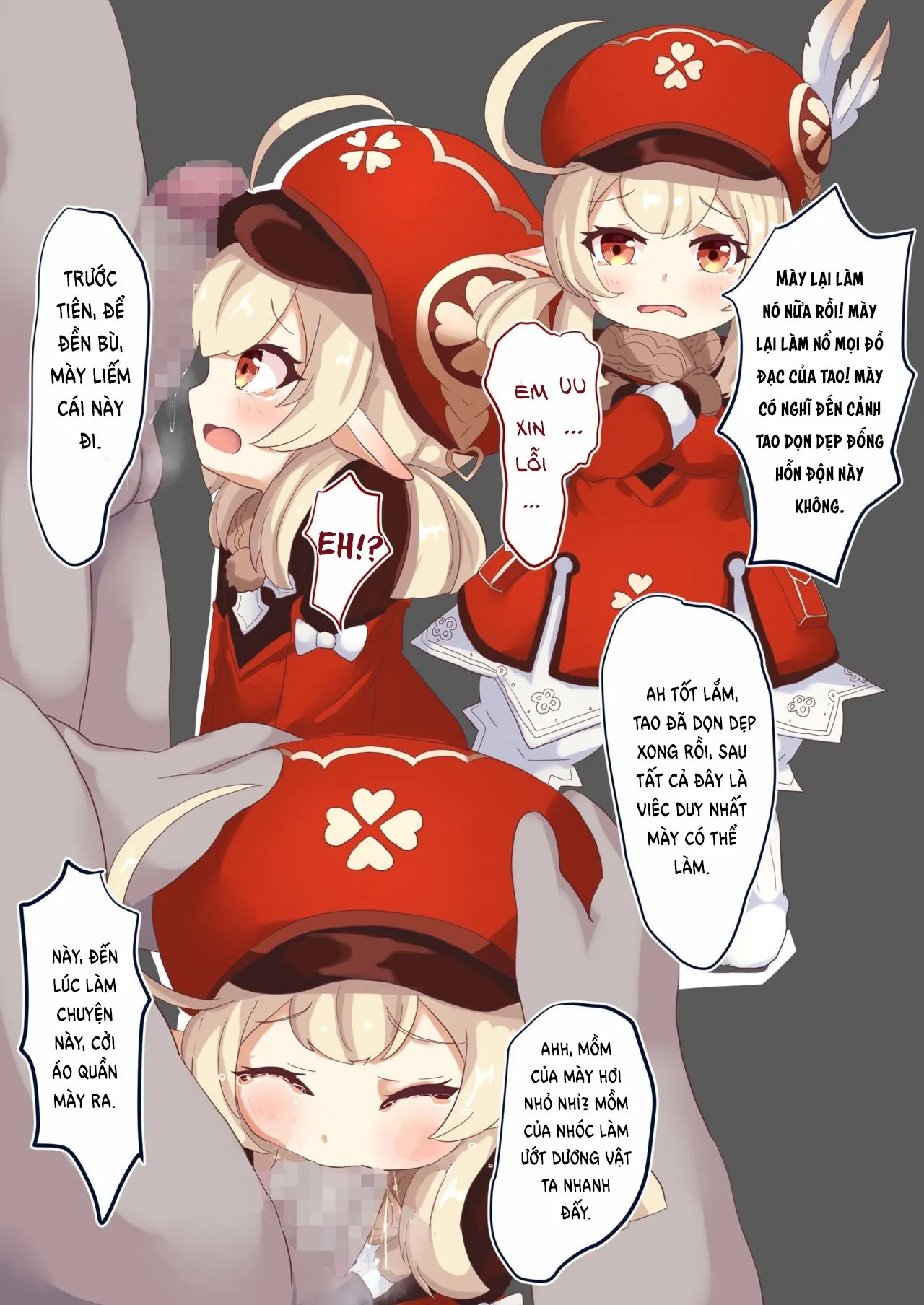 HentaiVN.net - Ảnh 3 - Vụ Nổ Tai Hại. (Genshin Impact) [Bakuhatsu Ochi Nante Saite!; Explosive Climaxes are the Worst] - OneShot