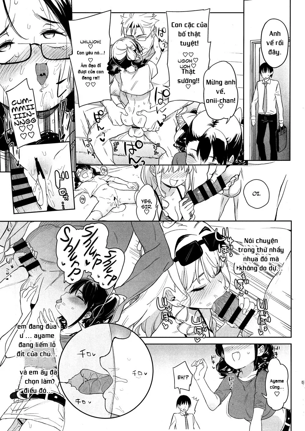 HentaiVN.net - Ảnh 22 - ORE NO IMOUTO GA OJI-SAN NO ...ONAHO... NI NARU TO IIDASHITA !! - Oneshot