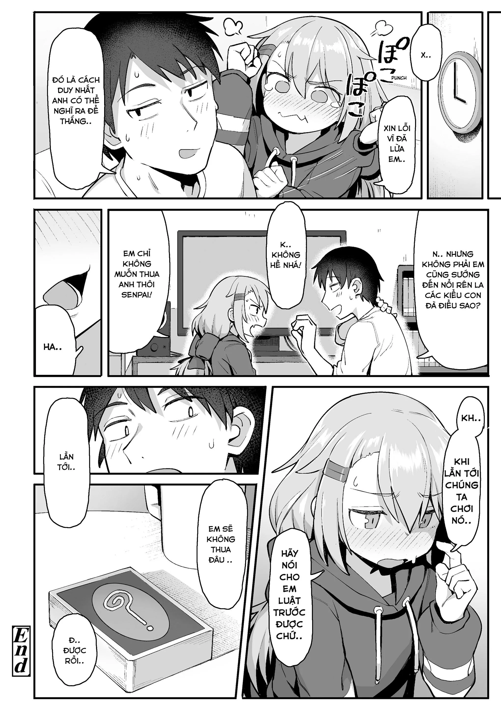 HentaiVN.net - Ảnh 27 - Cách duy nhất để thắng em [Omae Wa Itsumo Makezugirai;You Always Hated Losing] - Oneshot