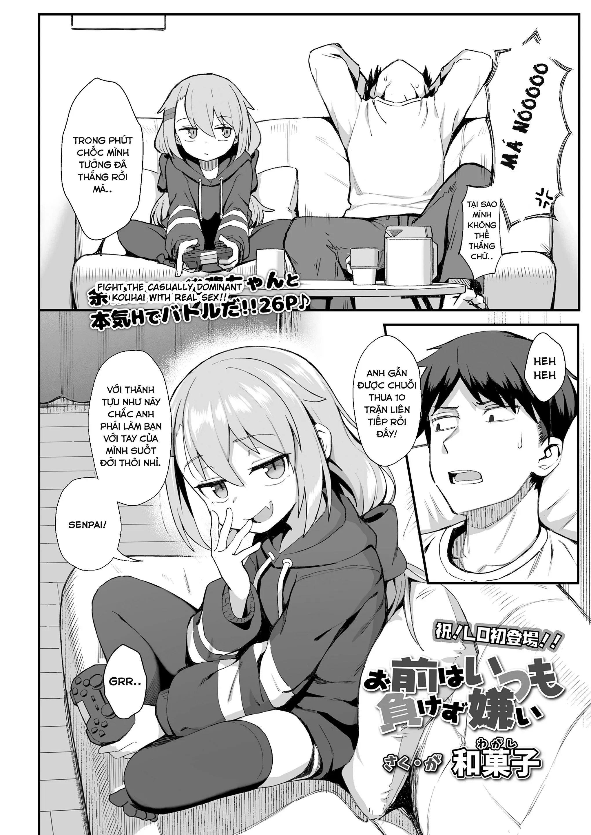 HentaiVN.net - Ảnh 3 - Cách duy nhất để thắng em [Omae Wa Itsumo Makezugirai;You Always Hated Losing] - Oneshot