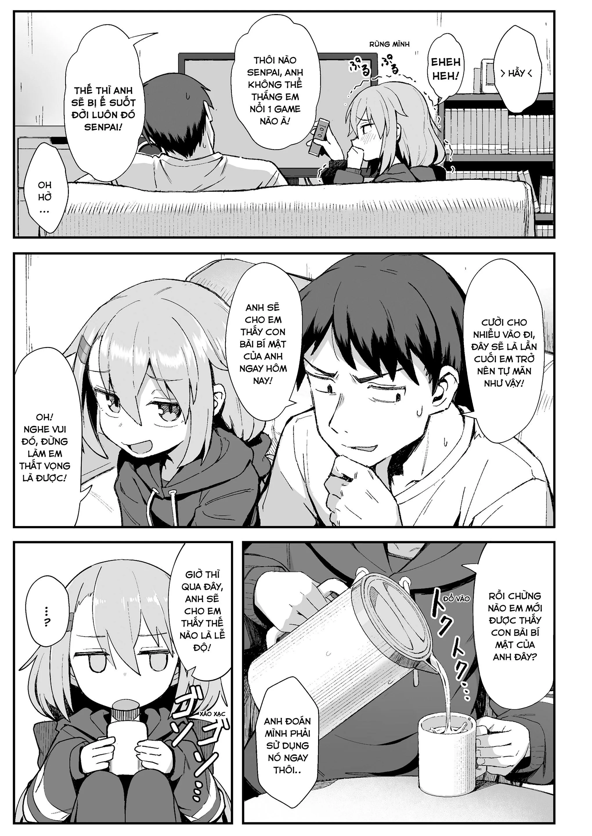 HentaiVN.net - Ảnh 4 - Cách duy nhất để thắng em [Omae Wa Itsumo Makezugirai;You Always Hated Losing] - Oneshot