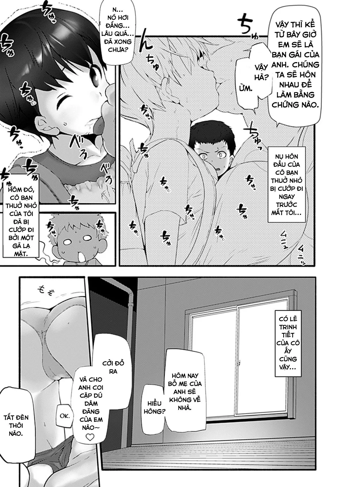 HentaiVN.net - Ảnh 6 - Tấm Chiếu Mới - Cô Bạn Thuở Nhỏ Dú To Bị Cướp Đi~ [Bakunyuu Loli Osananajimi Netorare-bon; Big Tit Loli Childhood Friend Netorare Book] - Oneshot