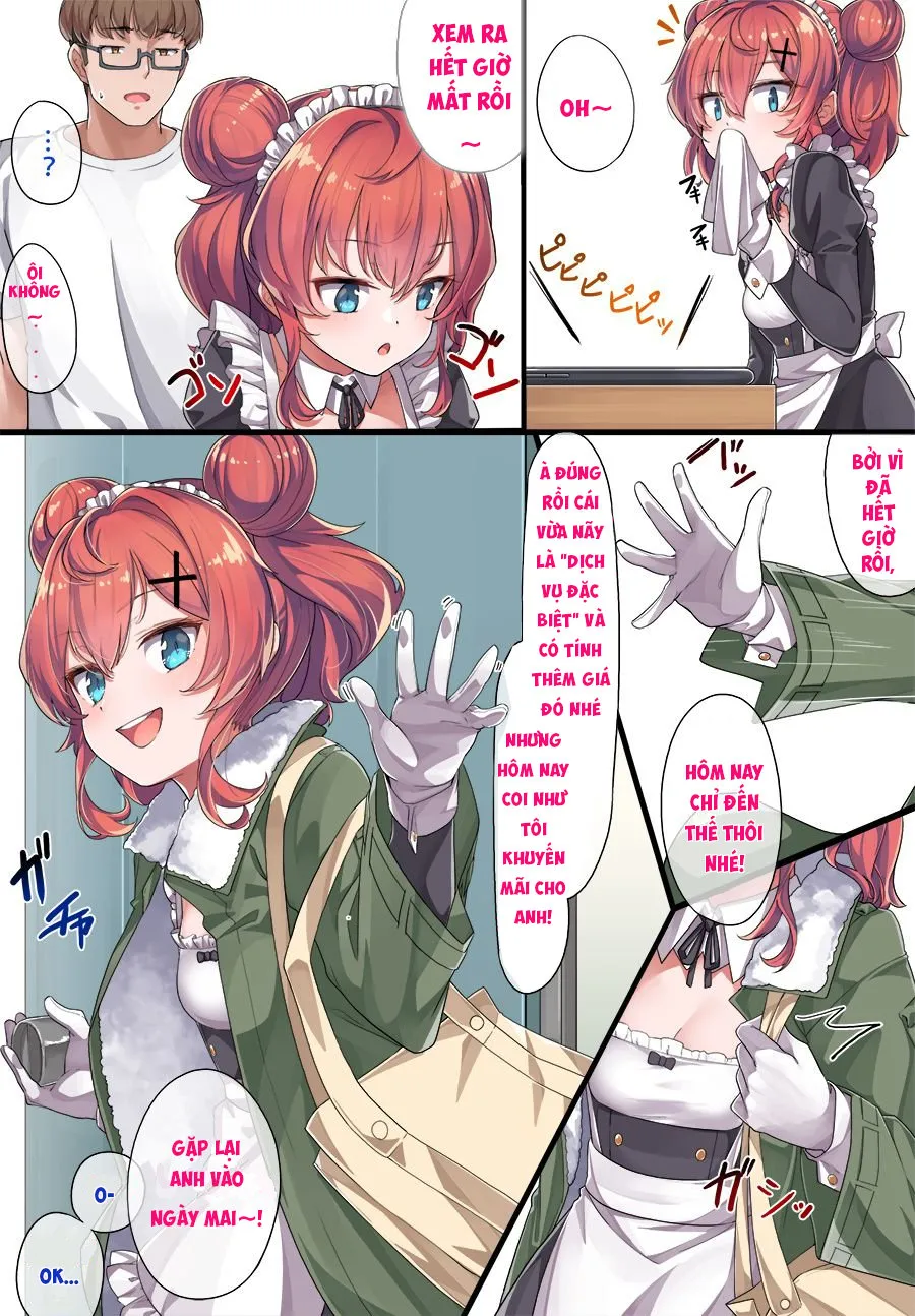 HentaiVN.net - Ảnh 9 - Dịch vụ đặc biệt của hầu gái Kazuki (full màu) [Maid Kazuki-senpai; メイド和希先輩] - Phần 1