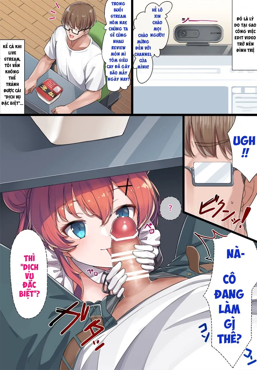 HentaiVN.net - Ảnh 14 - Dịch vụ đặc biệt của hầu gái Kazuki (full màu) [Maid Kazuki-senpai; メイド和希先輩] - Phần 1
