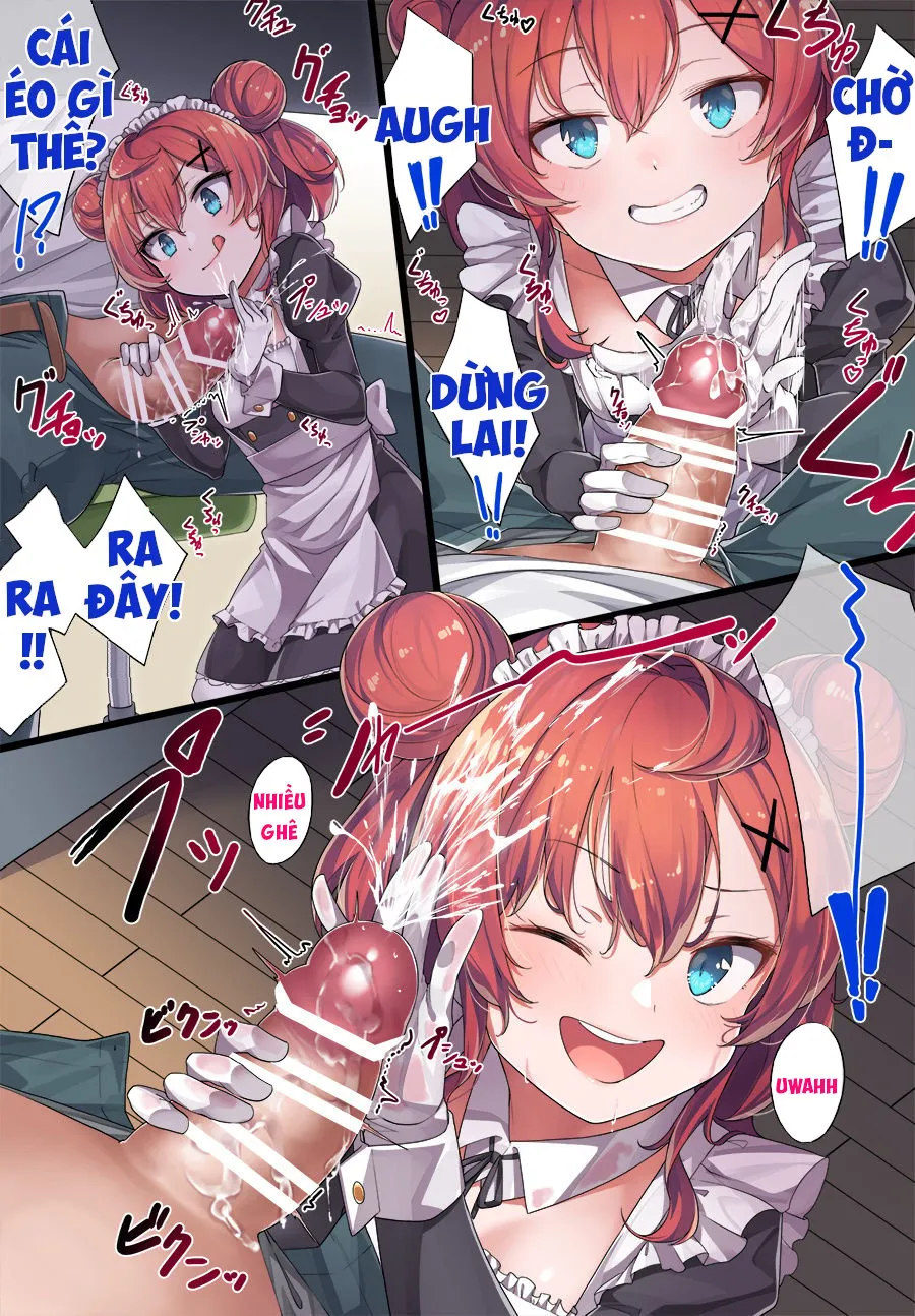 HentaiVN.net - Ảnh 17 - Dịch vụ đặc biệt của hầu gái Kazuki (full màu) [Maid Kazuki-senpai; メイド和希先輩] - Phần 1