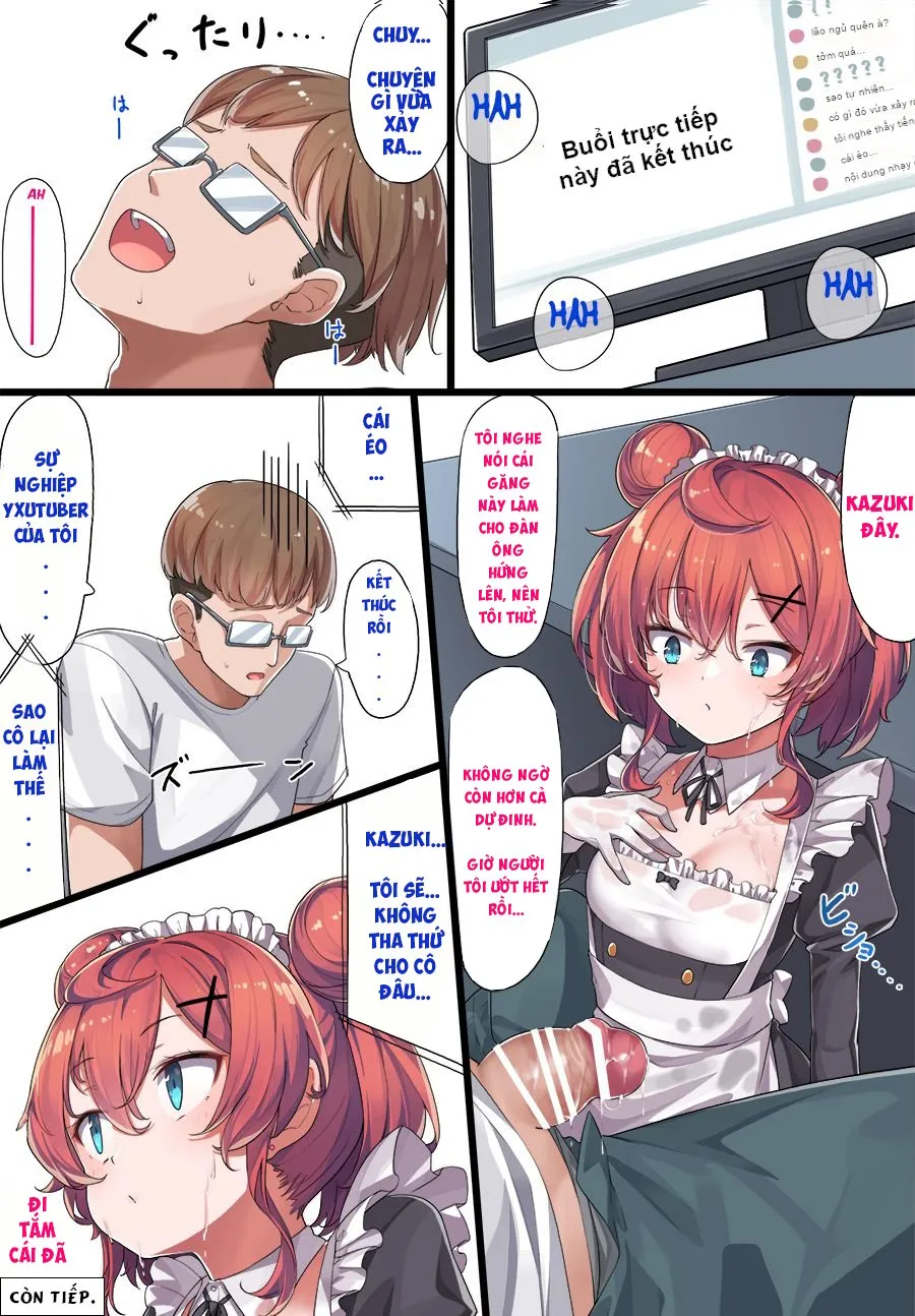 HentaiVN.net - Ảnh 18 - Dịch vụ đặc biệt của hầu gái Kazuki (full màu) [Maid Kazuki-senpai; メイド和希先輩] - Phần 1