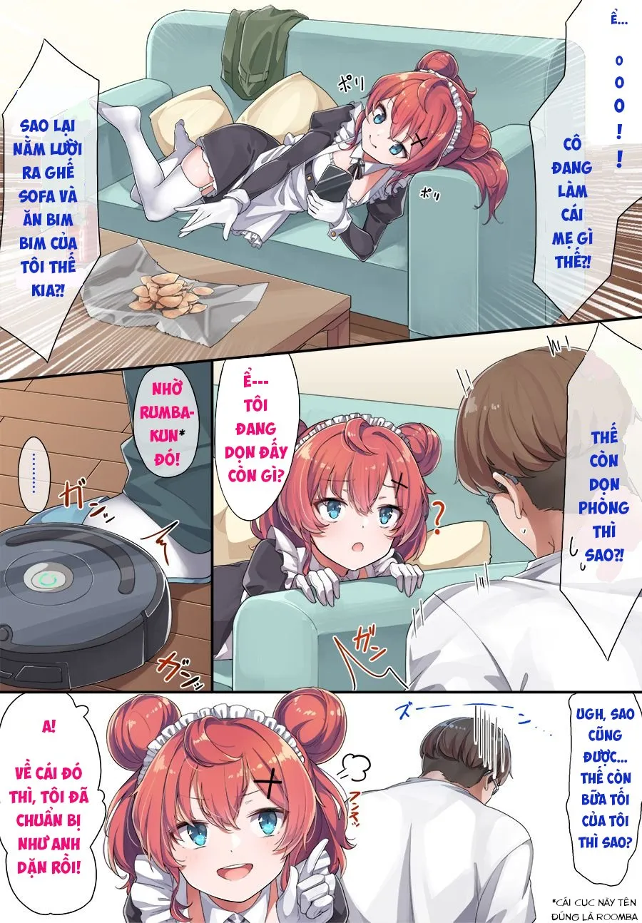 HentaiVN.net - Ảnh 4 - Dịch vụ đặc biệt của hầu gái Kazuki (full màu) [Maid Kazuki-senpai; メイド和希先輩] - Phần 1