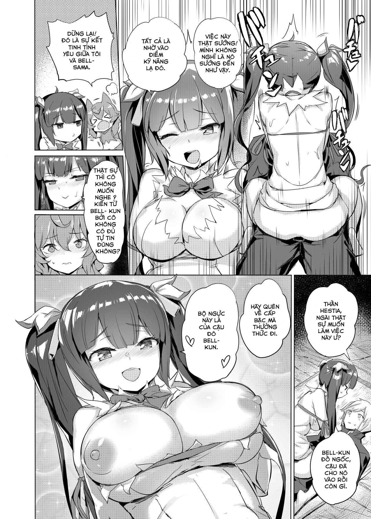 HentaiVN.net - Ảnh 14 - Dungeon no Ana Sono (Dungeon ni Deai o Motomeru no wa Machigatteiru Darou ka) [ダンジョンの蜜穴園] - Oneshot